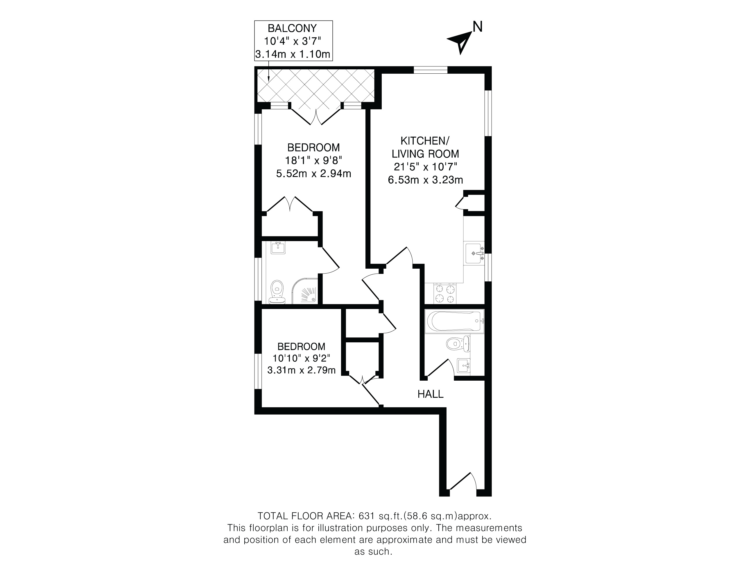 Coopers Yard, Paynes Park, Hitchin floorplan