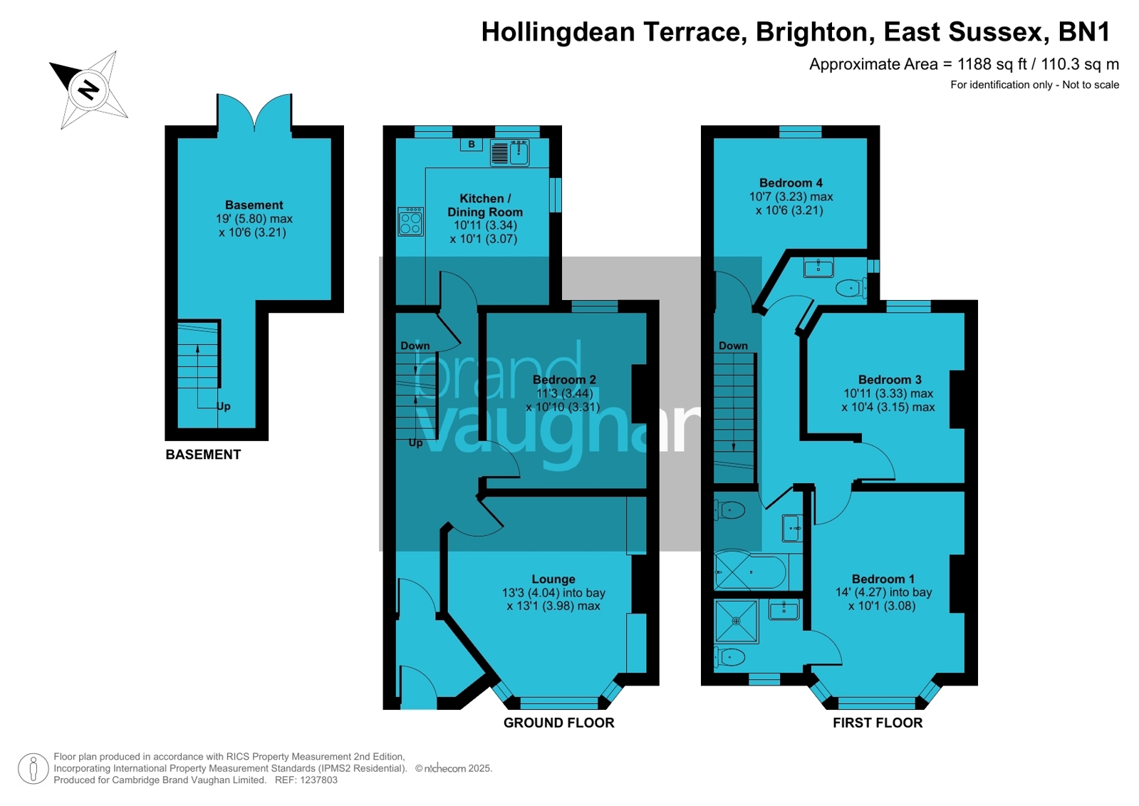 92, Hollingdean Terrace, East Sussex floorplan