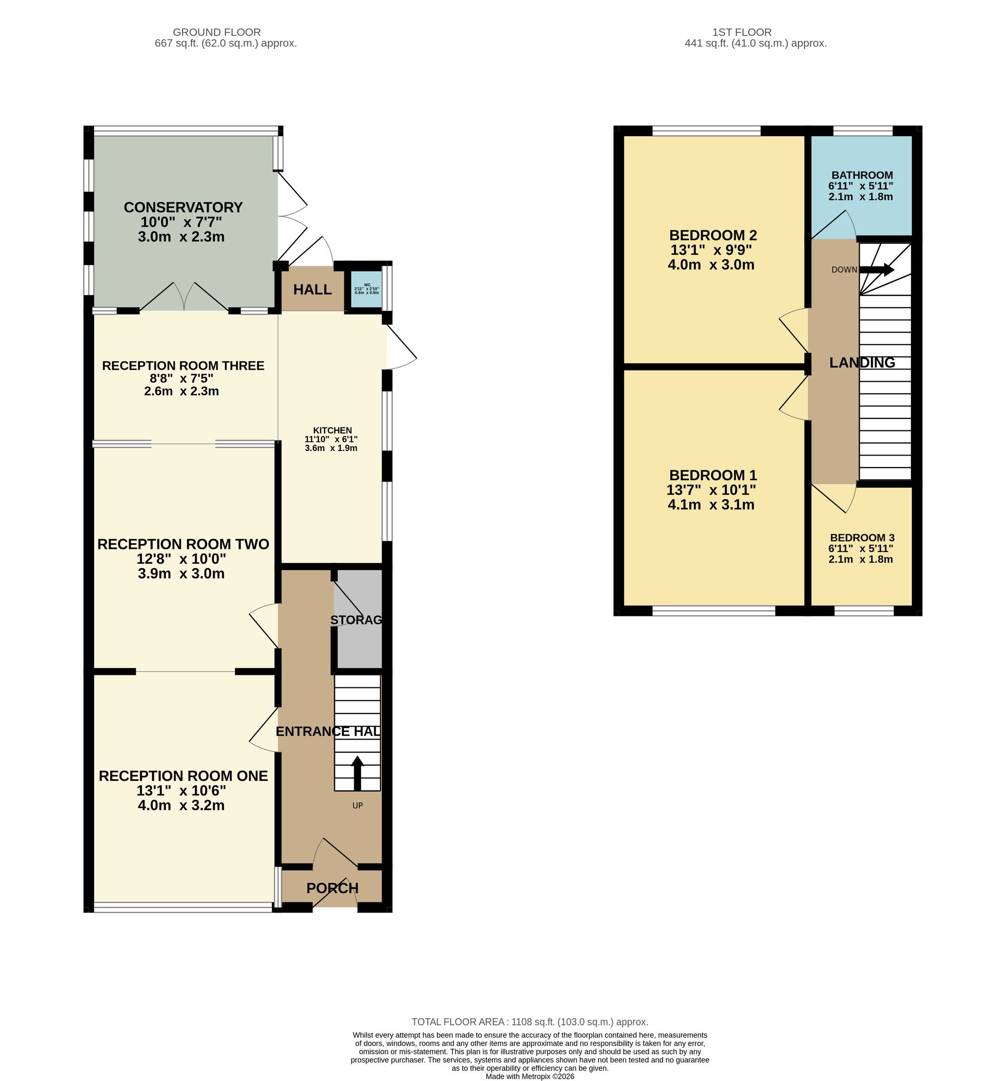 14 Rectory Park Road, Birmingham floorplan