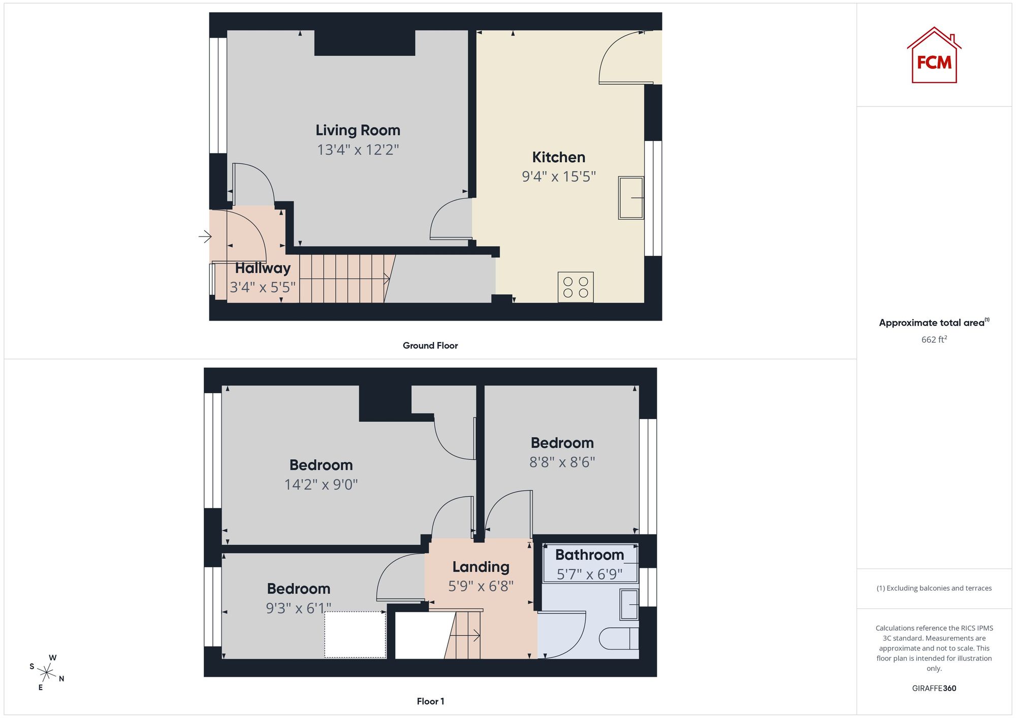 2 Oakfield Court, Whitehaven floorplan