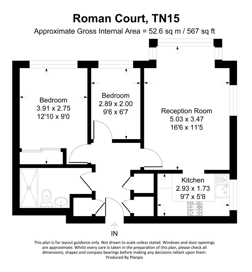 8, Roman Court, Borough Green floorplan