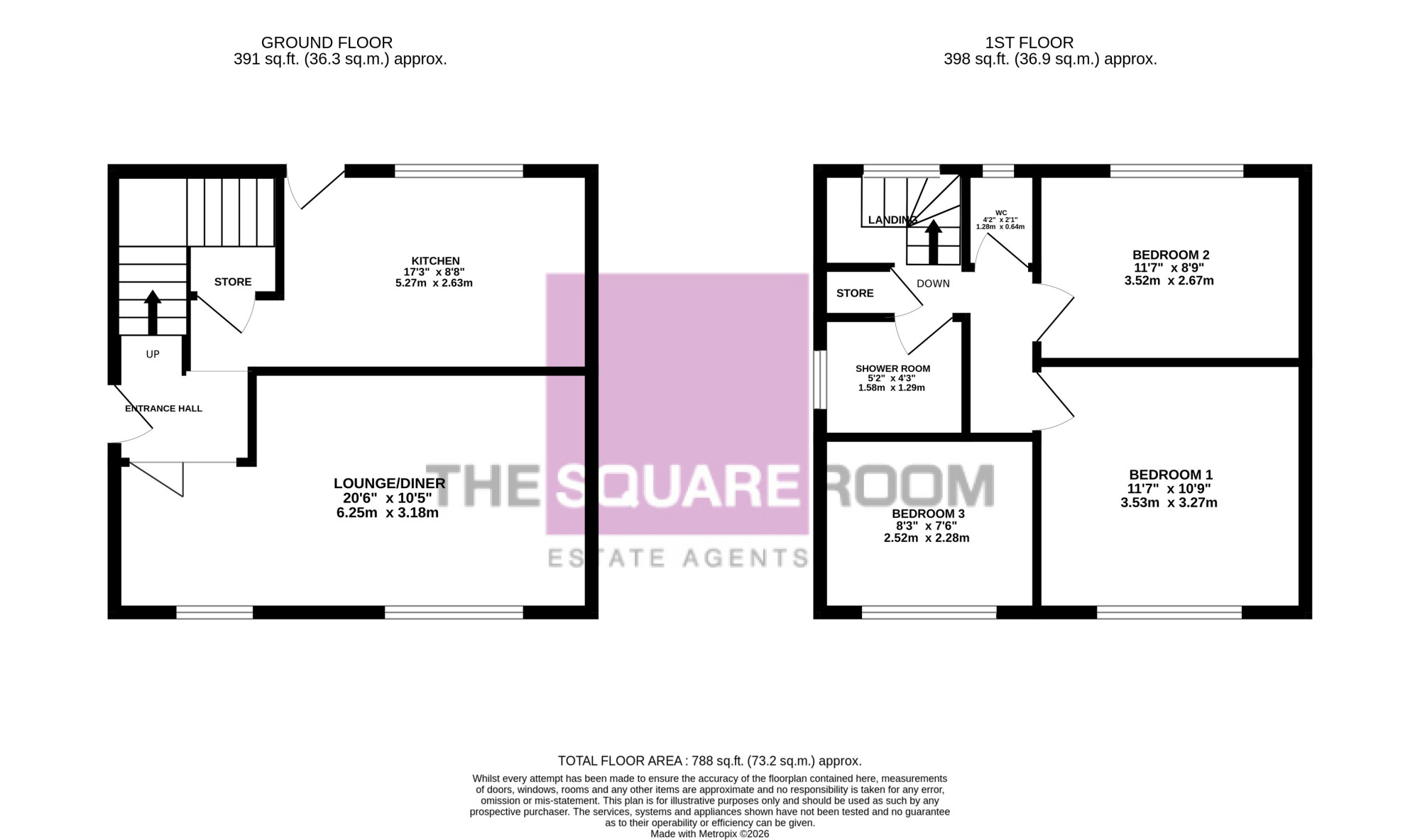 185, Dinmore Avenue, Blackpool floorplan