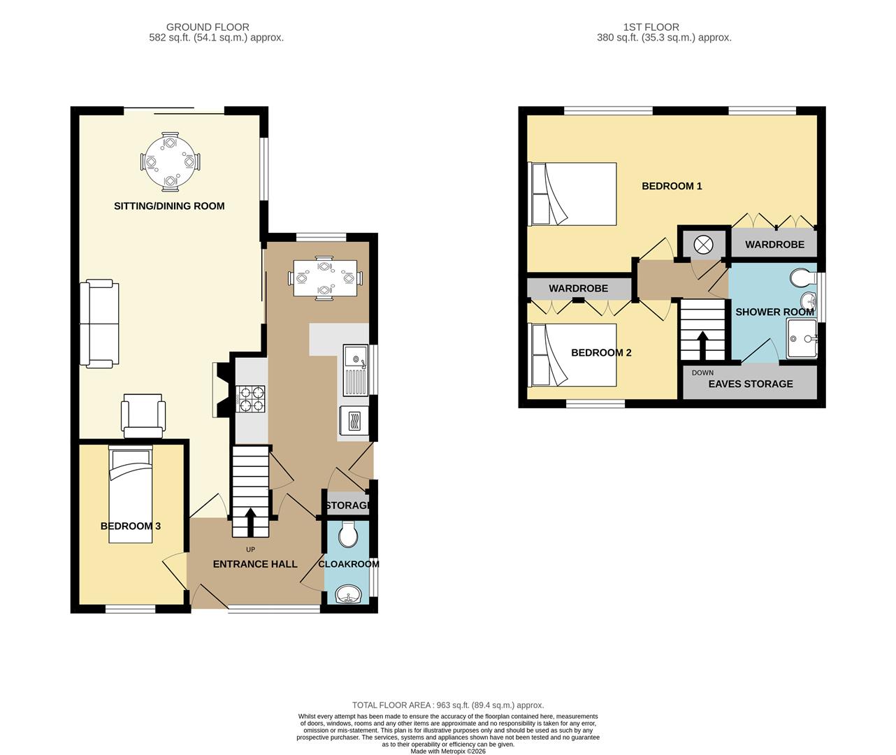 59, Oaklands, Llanelli floorplan