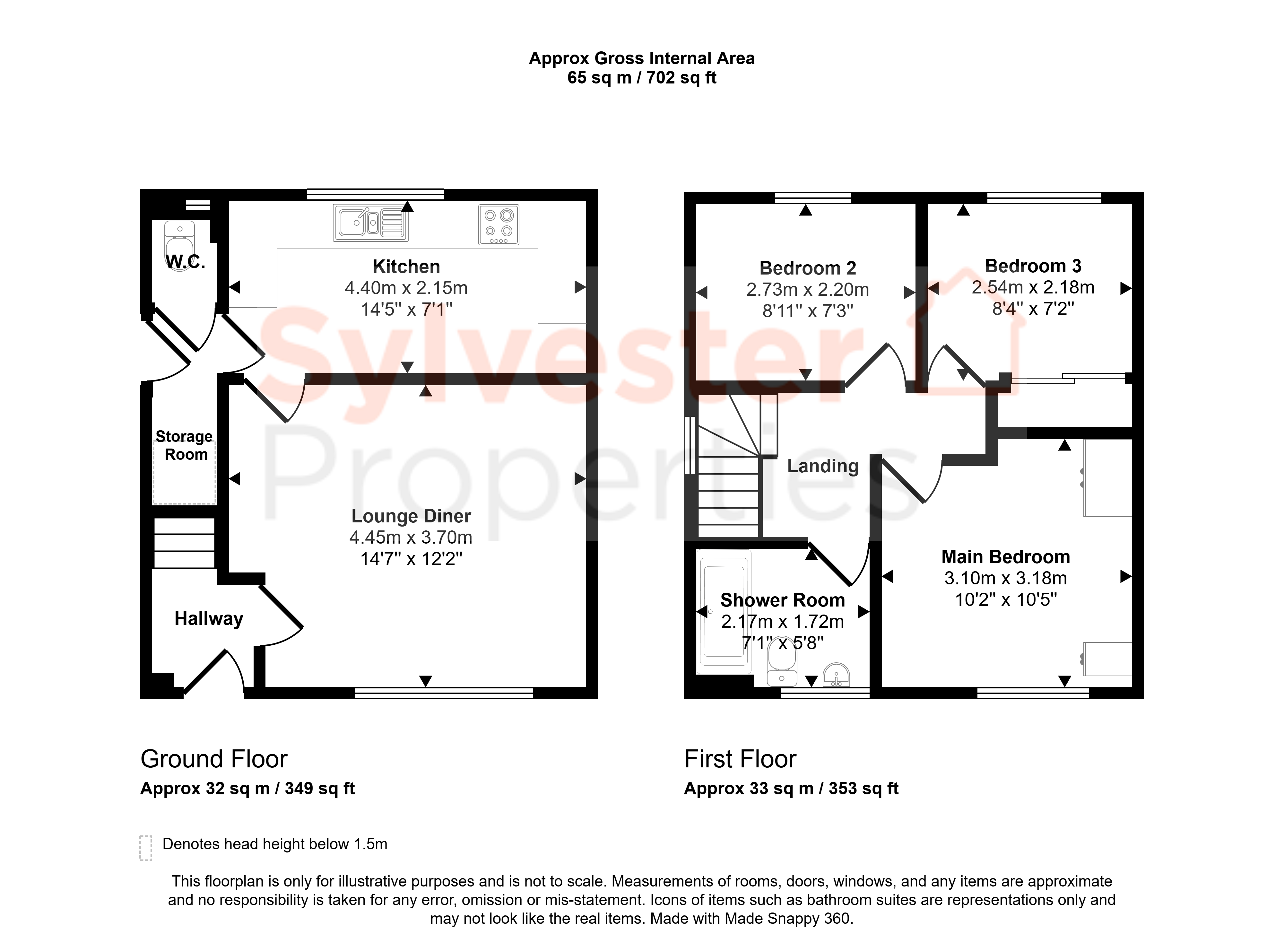 29, Wear Road, Stanley floorplan