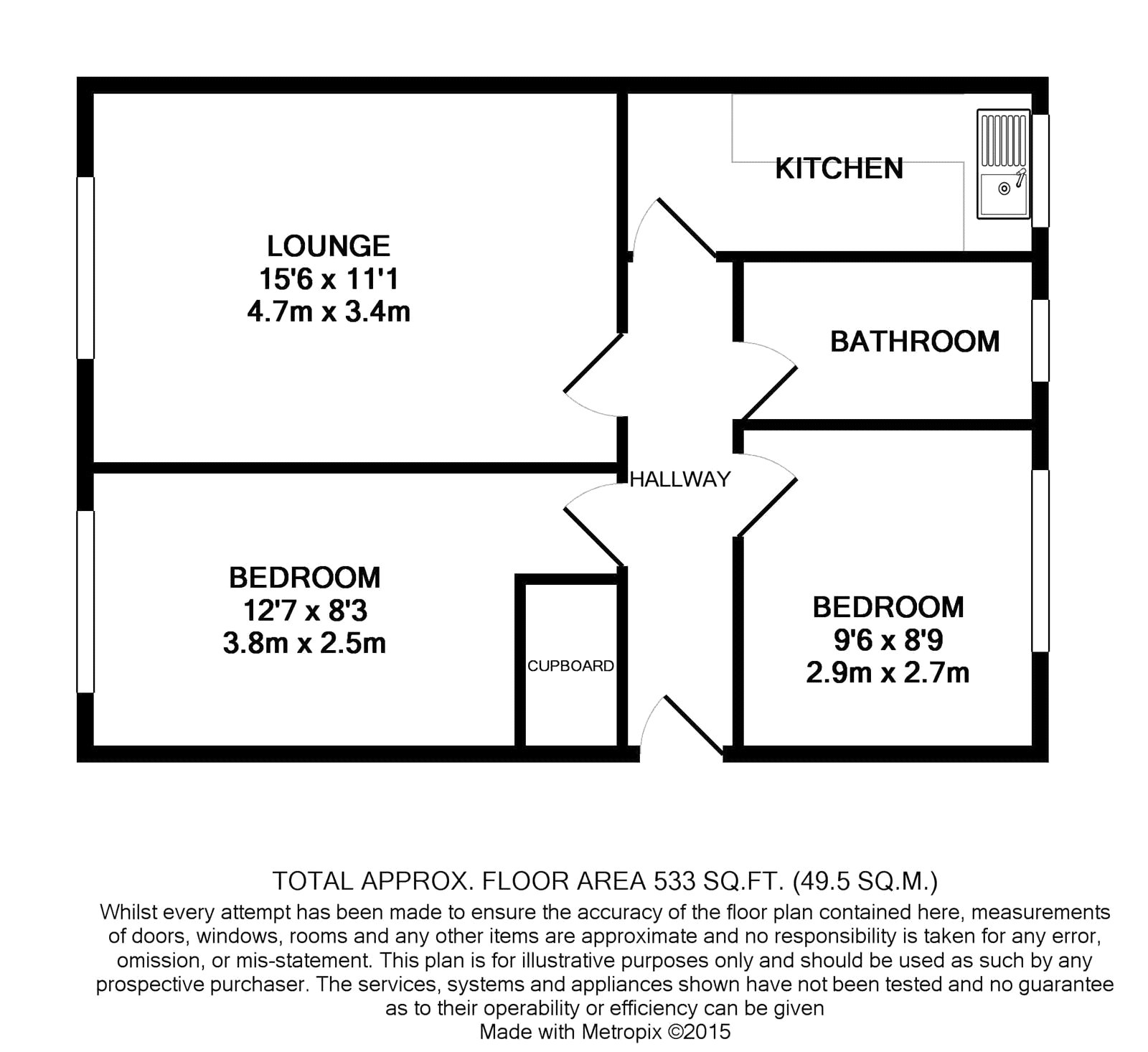 17, Spindlewood Gardens, Croydon floorplan