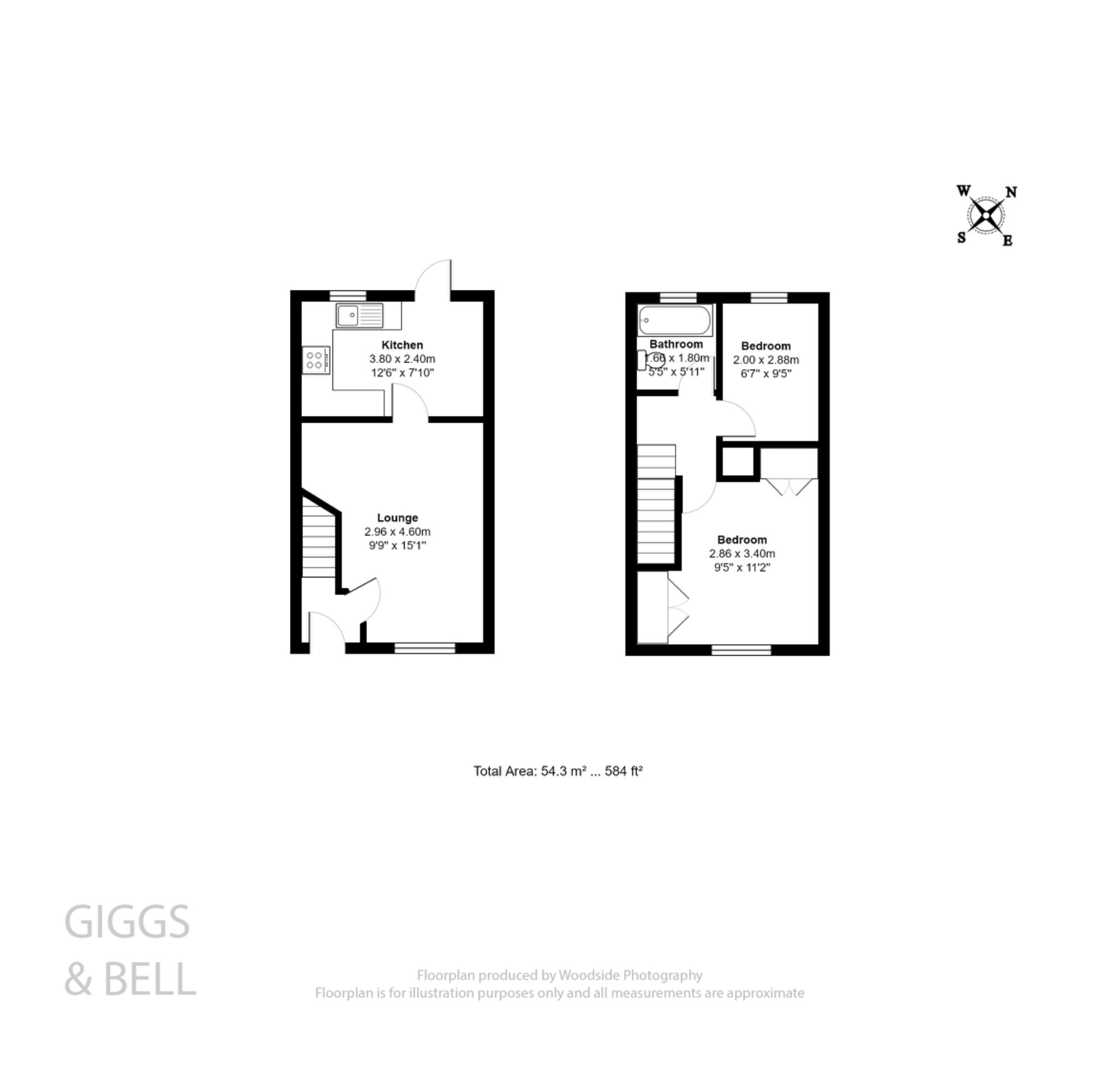 Luton, Bedfordshire floorplan