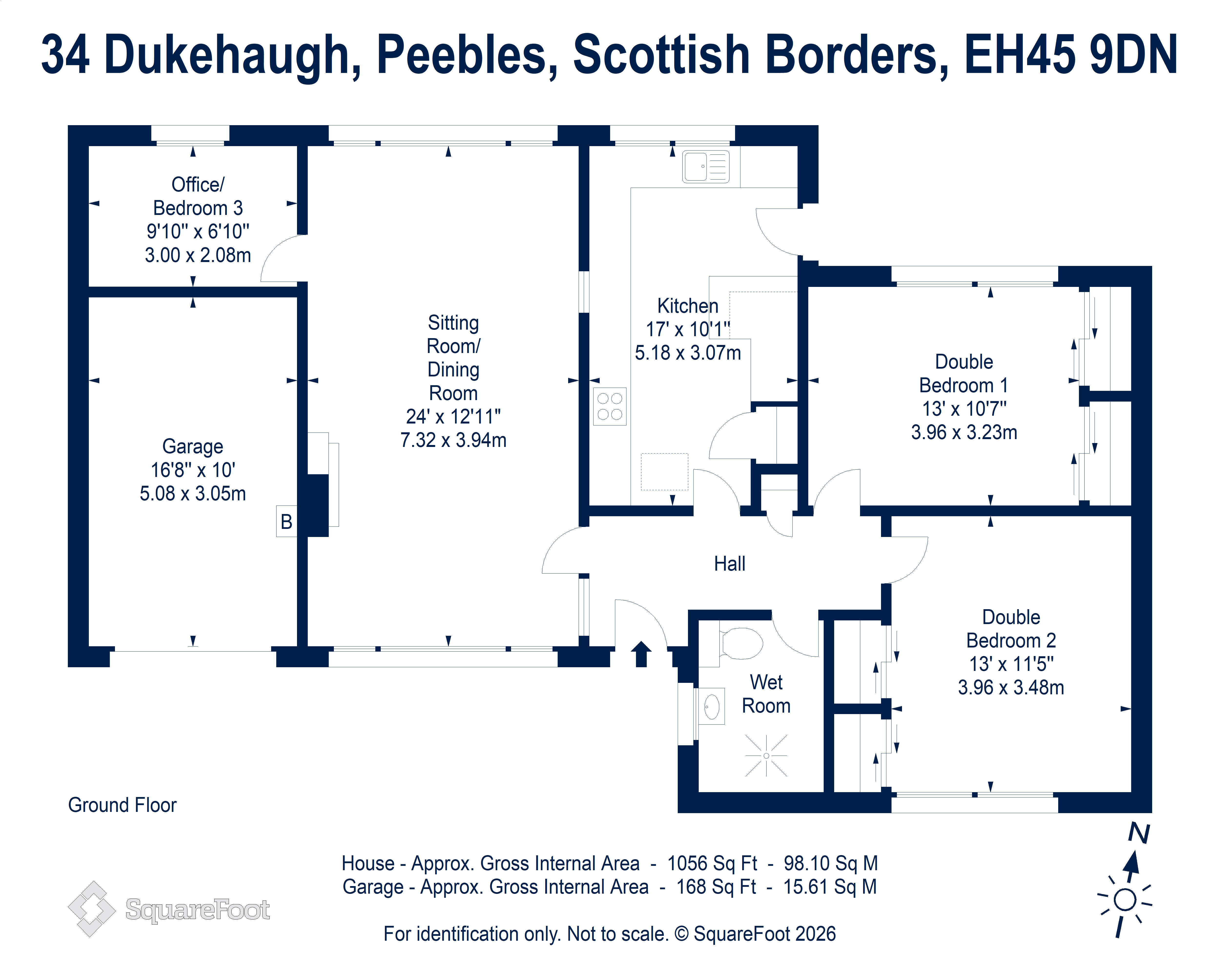 34, Dukehaugh, Peebles floorplan
