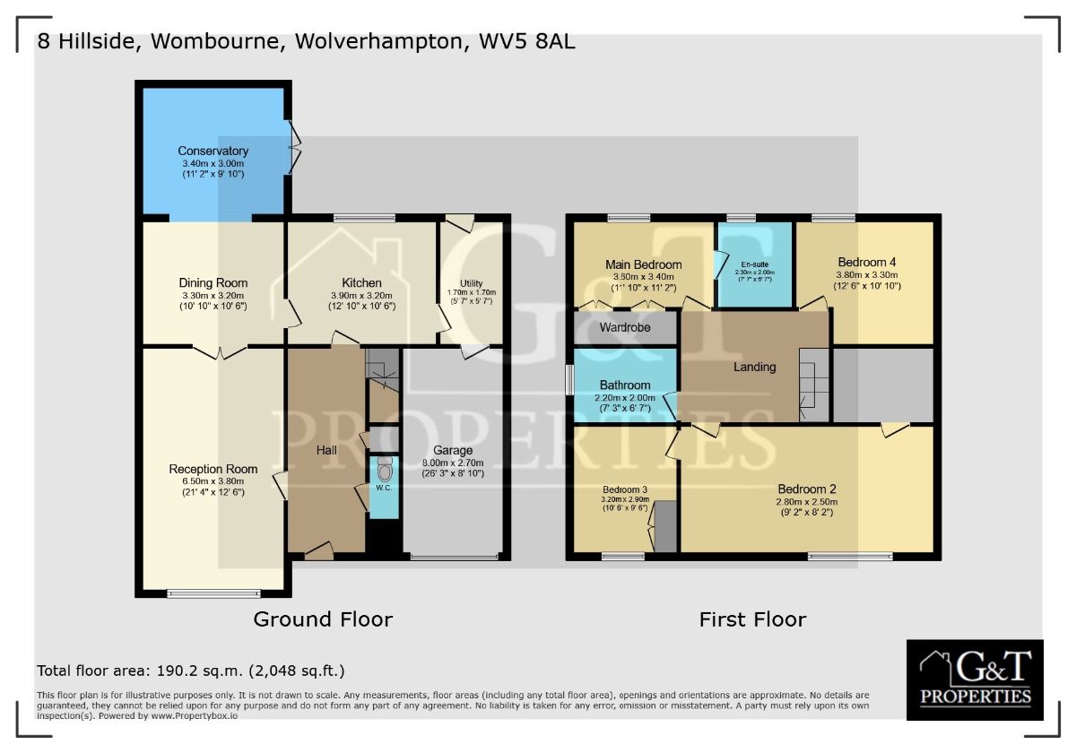 8 Hillside, Wolverhampton floorplan
