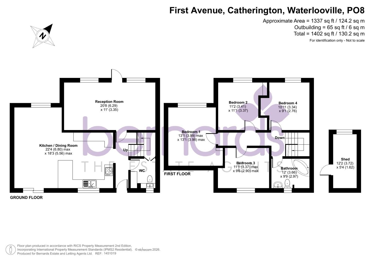 58, First Avenue, Waterlooville floorplan