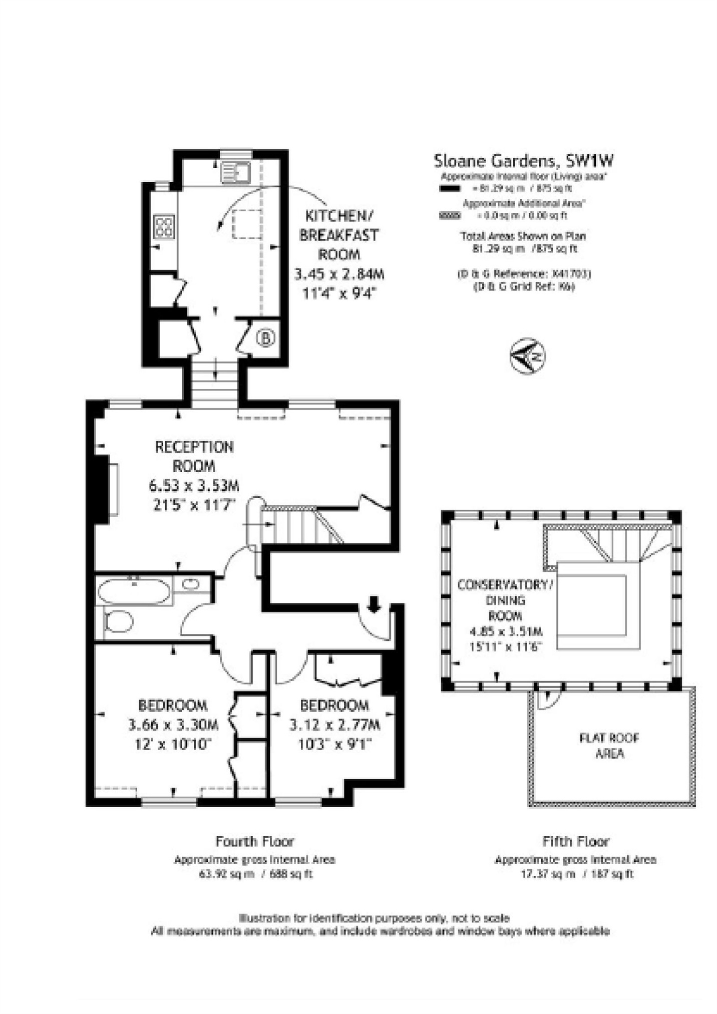 2 Bedrooms Flat to rent in Sloane Gardens, London SW1W