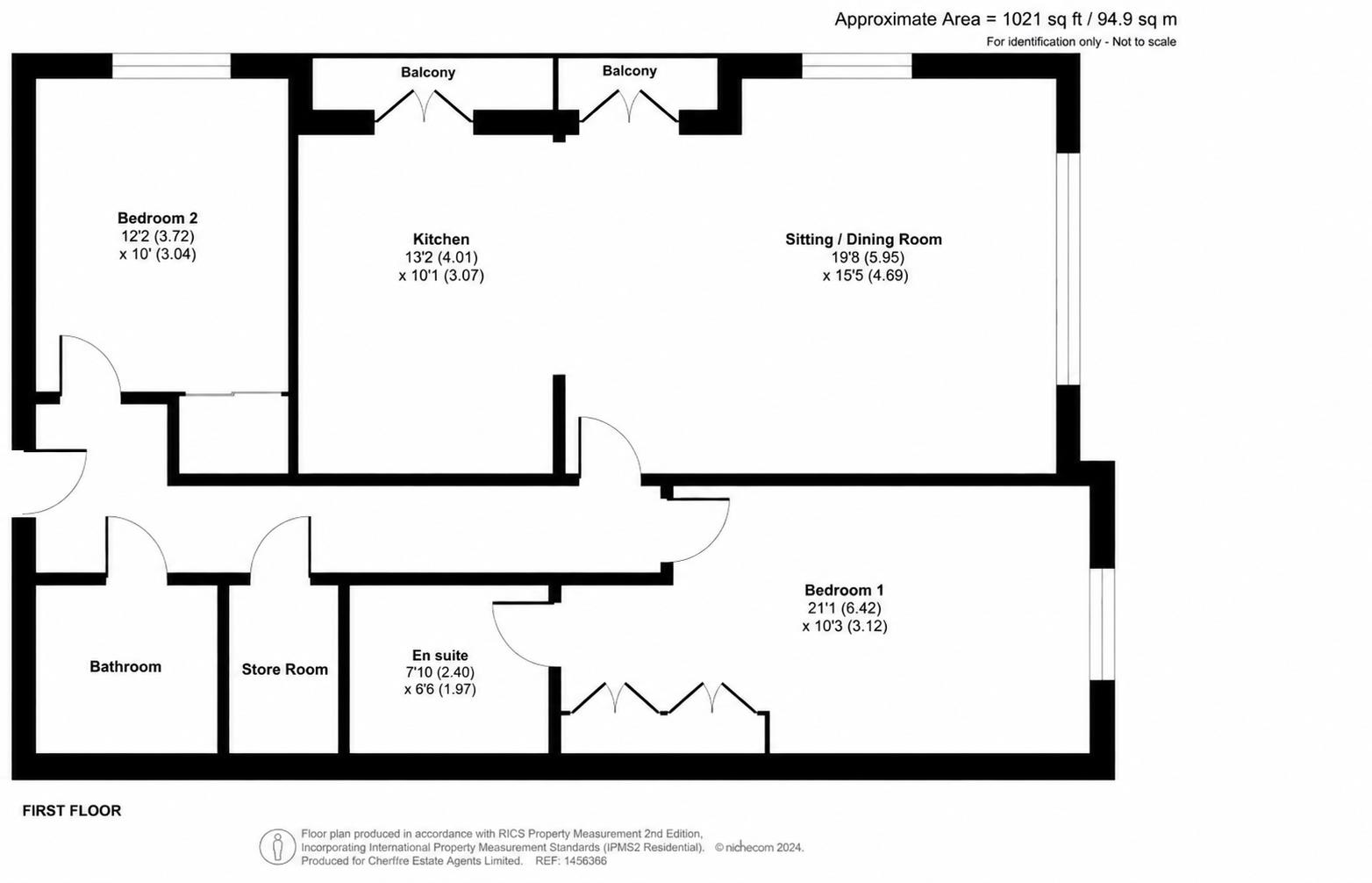 10, Wyresdale House, Heene Road, Worthing floorplan
