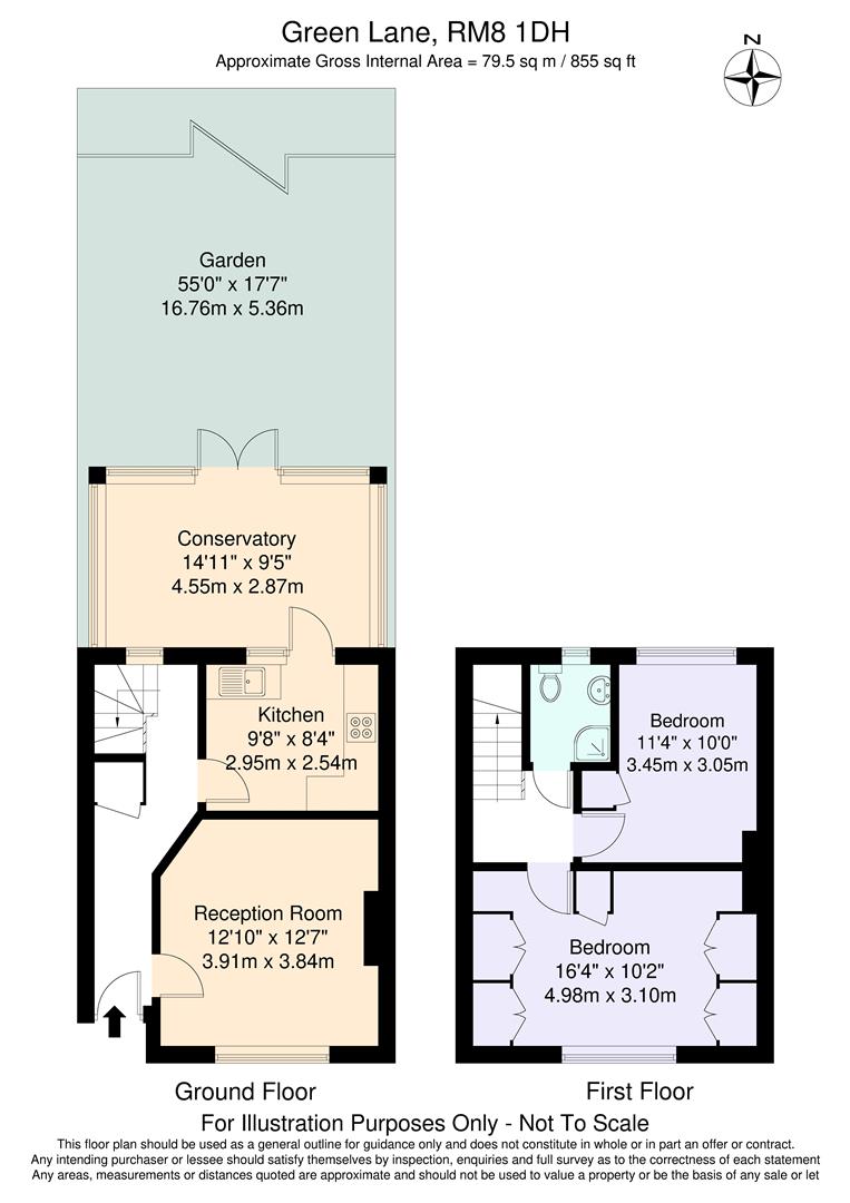 865, Green Lane, Dagenham floorplan