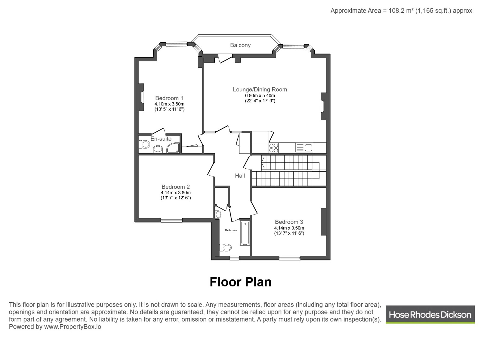 Flat 6, Hambrough House,, Hambrough Road, Isle of Wight floorplan