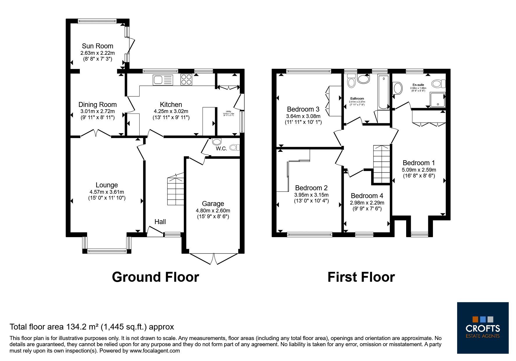 114, Louth Road, Holton-Le-Clay floorplan