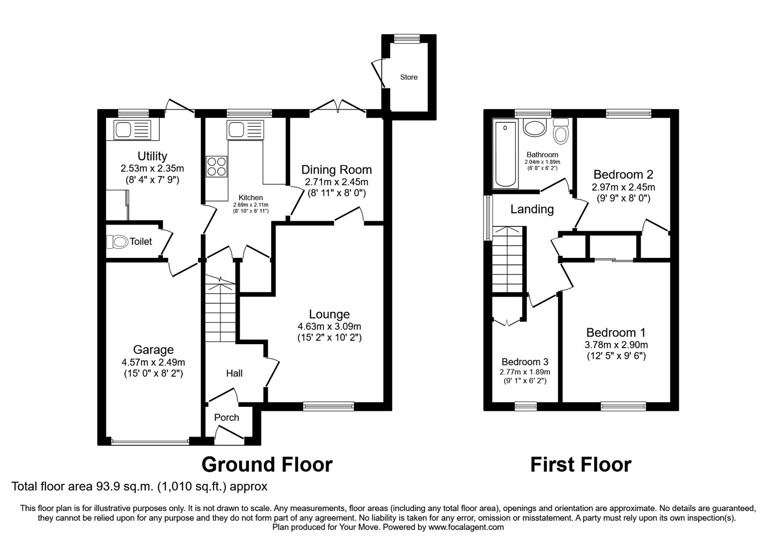 Offas Drive, Staffordshire floorplan