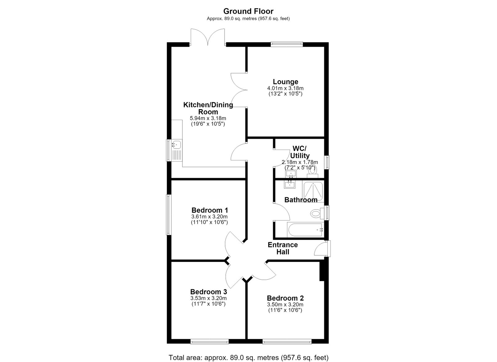 94, Tuffley Lane, Gloucester floorplan