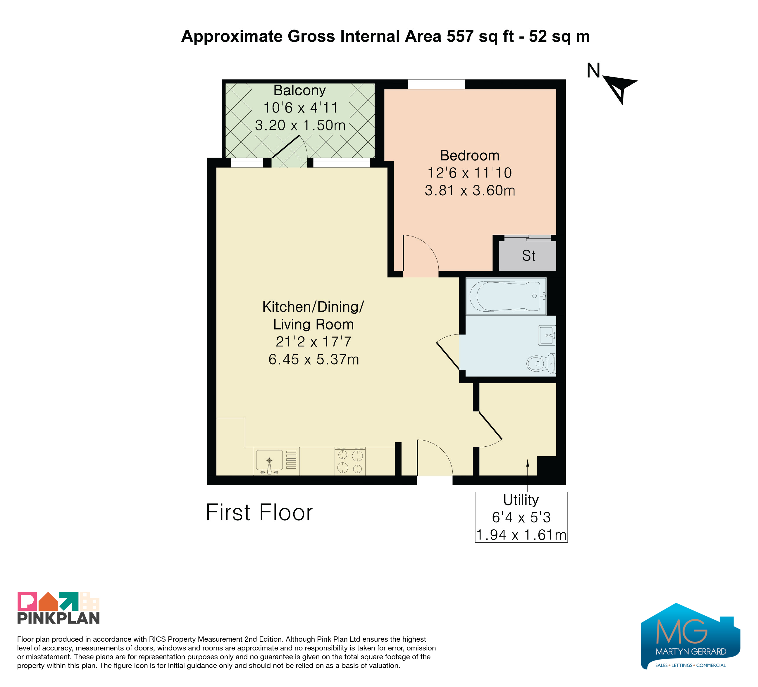 Flat 17, Burghley House, 18, Royal Engineers Way, London floorplan