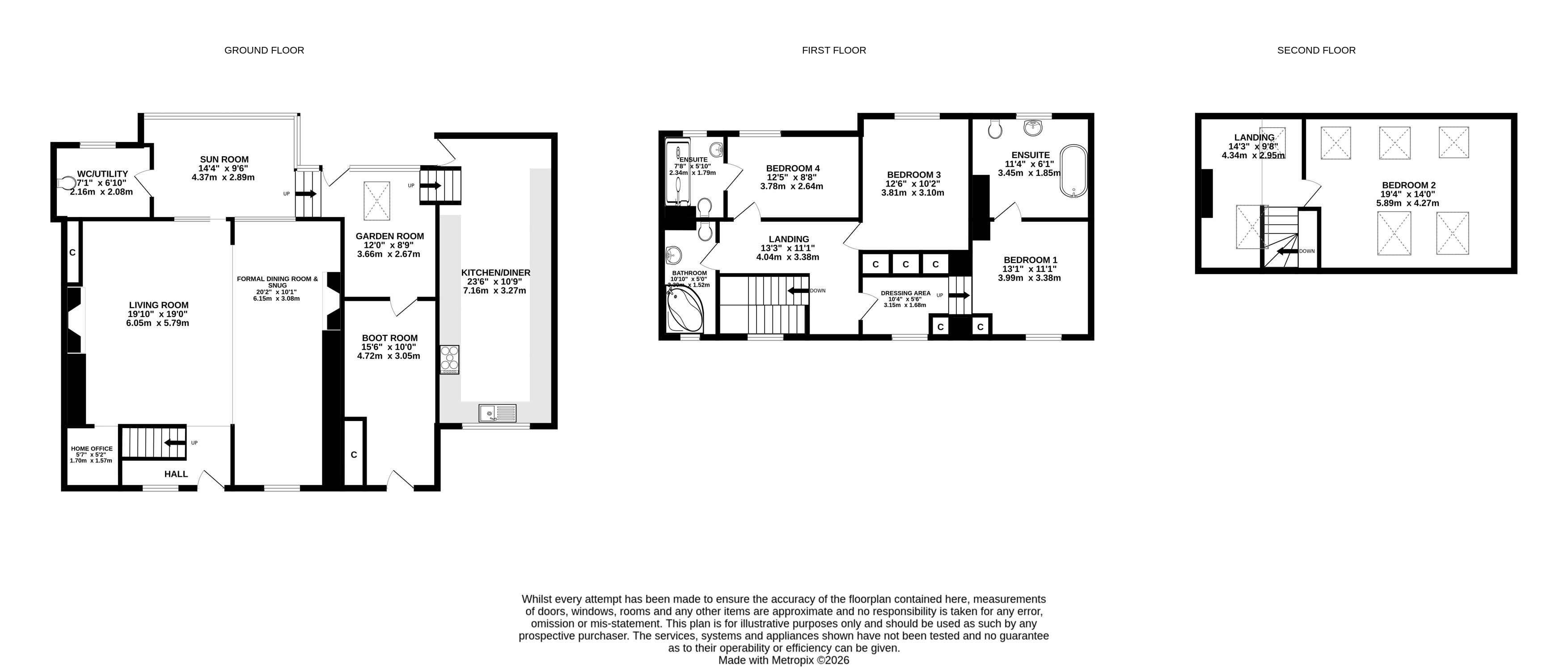 Westbrook,, Waterrow, Taunton floorplan