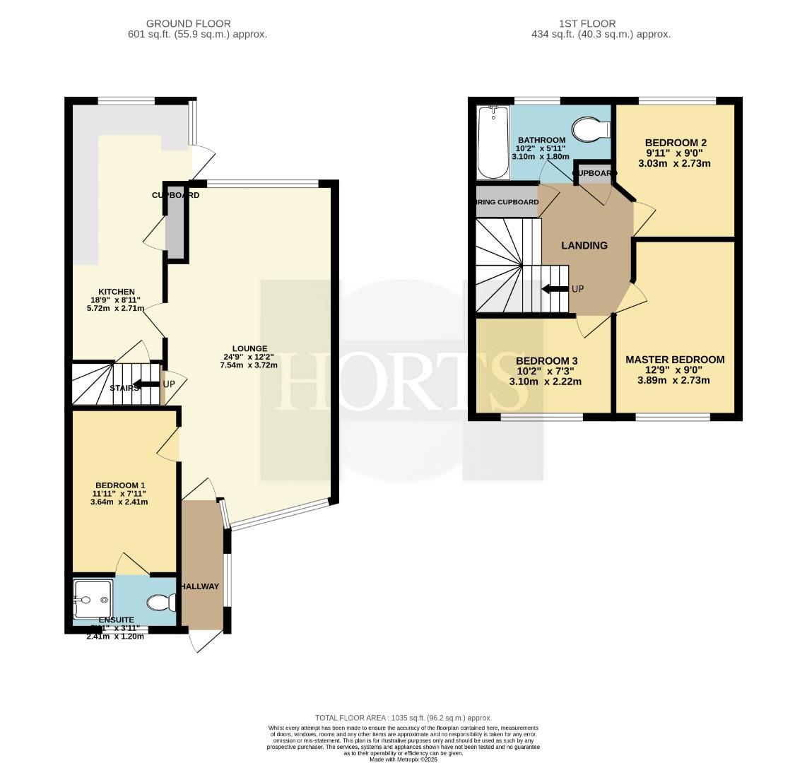 203, Frobisher Road, Rugby floorplan