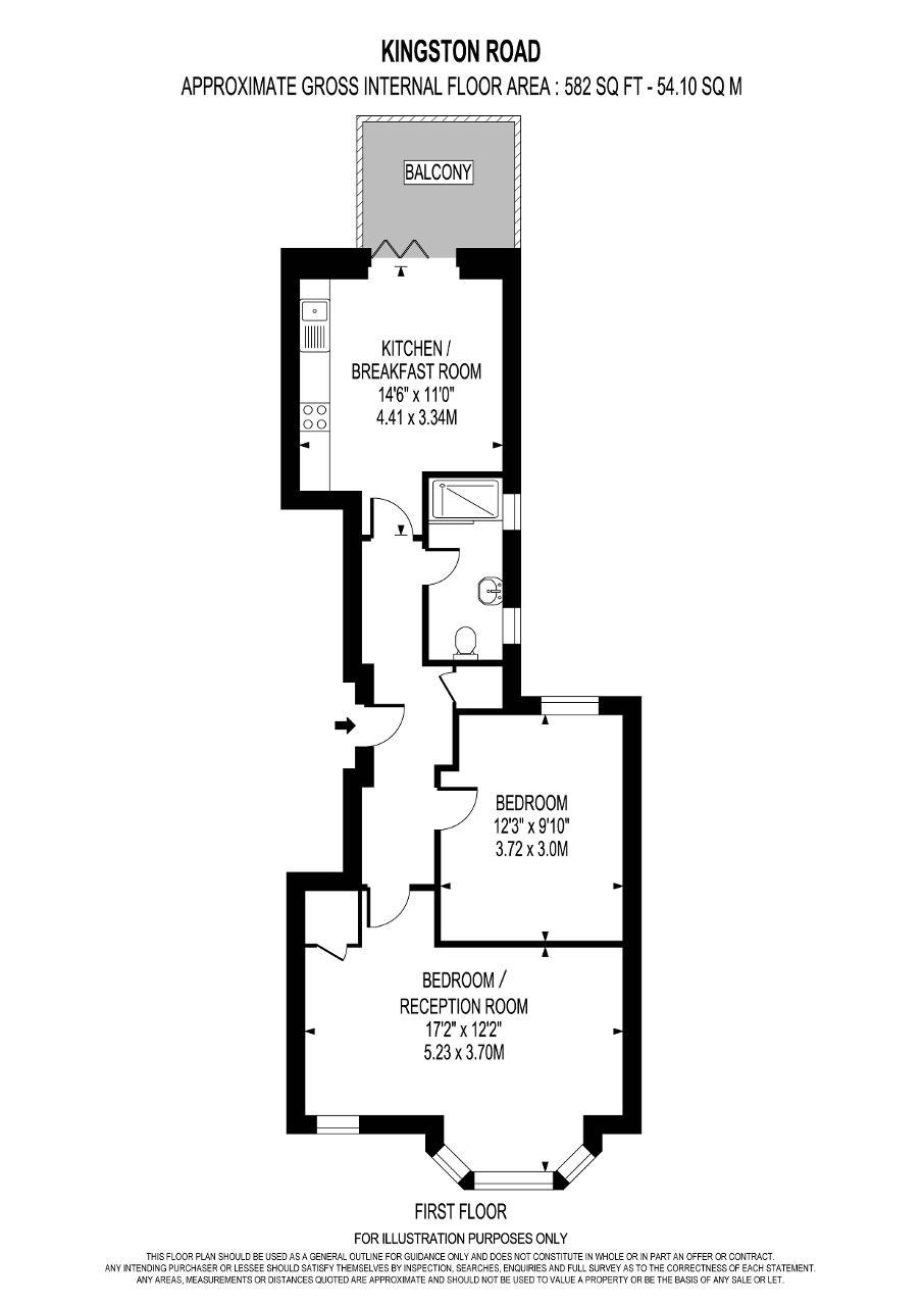 403, Kingston Road, Wimbledon Chase floorplan