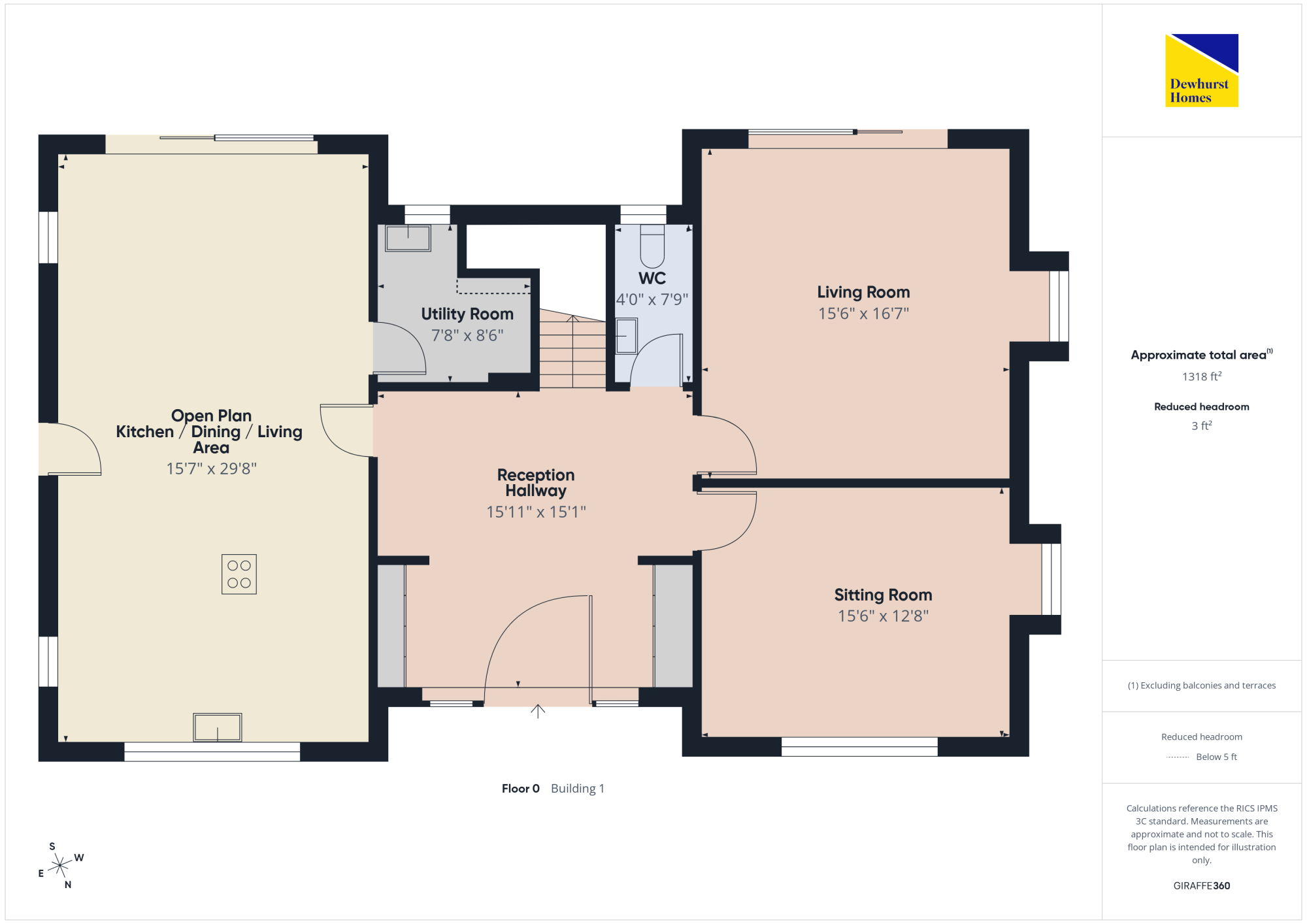 21, Manor Drive, Kirkham floorplan