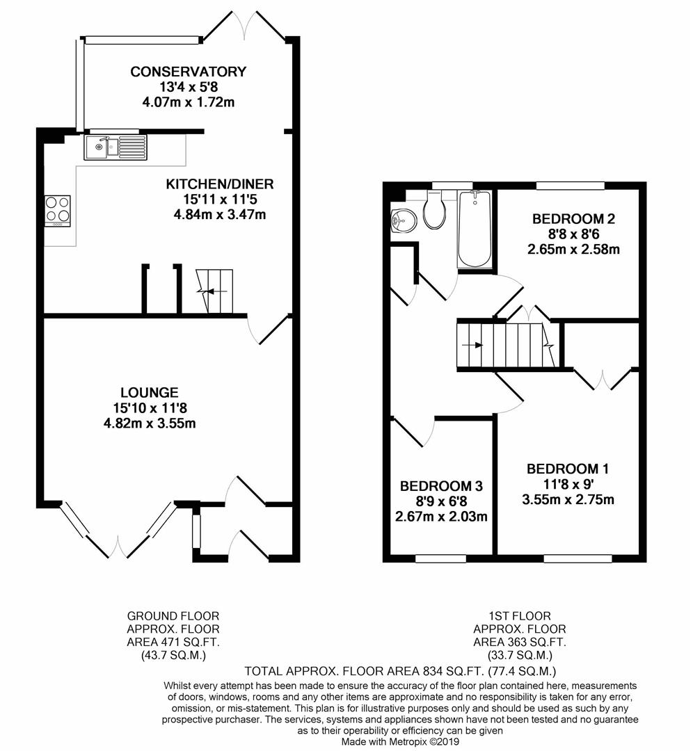 3 Bedrooms Terraced house for sale in Clover Court, Murston, Sittingbourne ME10