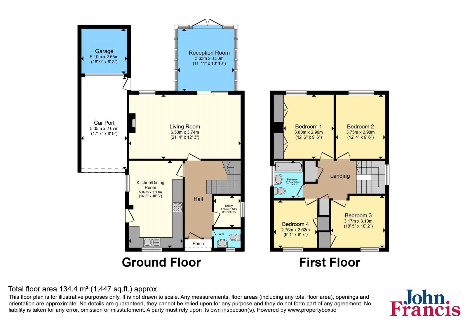 14, Derwen Fawr, Ammanford floorplan