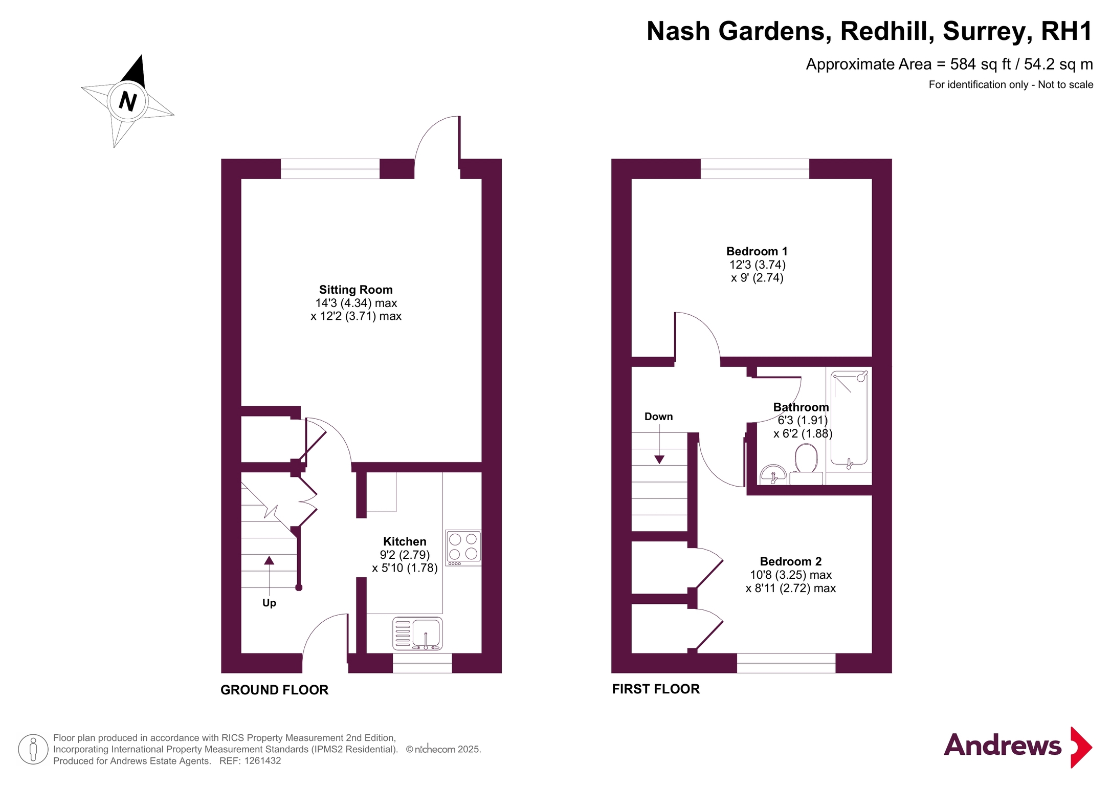 4, Nash Gardens, Surrey floorplan