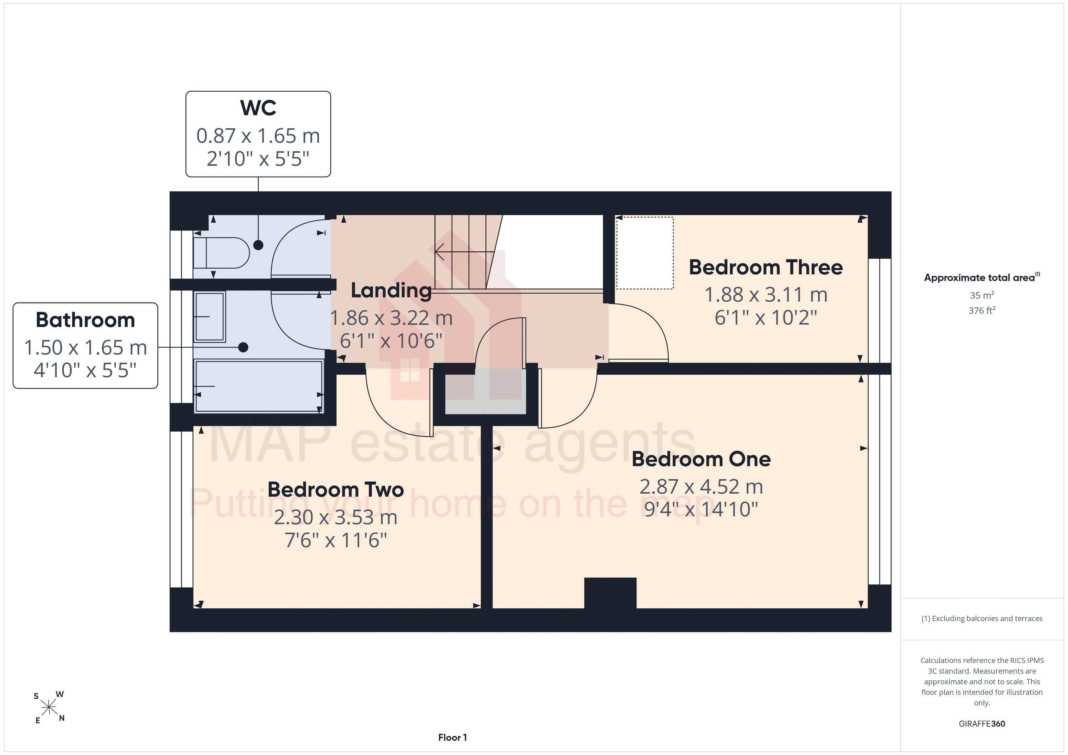Manor Way, Penzance floorplan