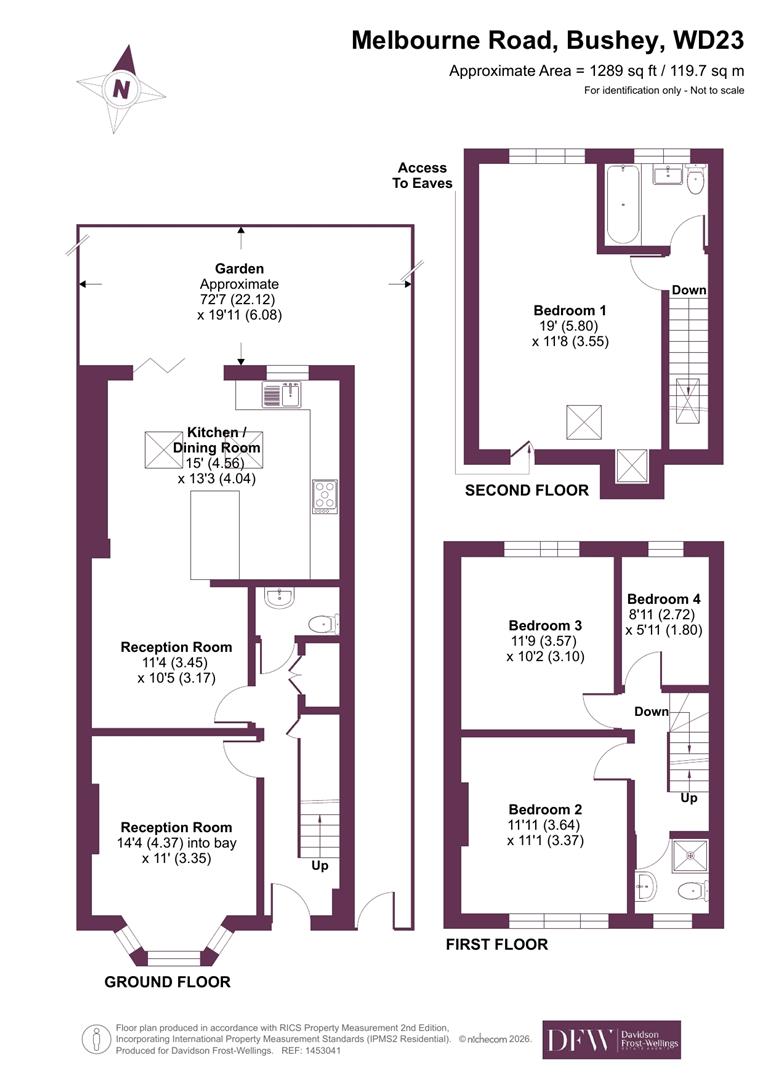 102, Melbourne Road, Bushey floorplan