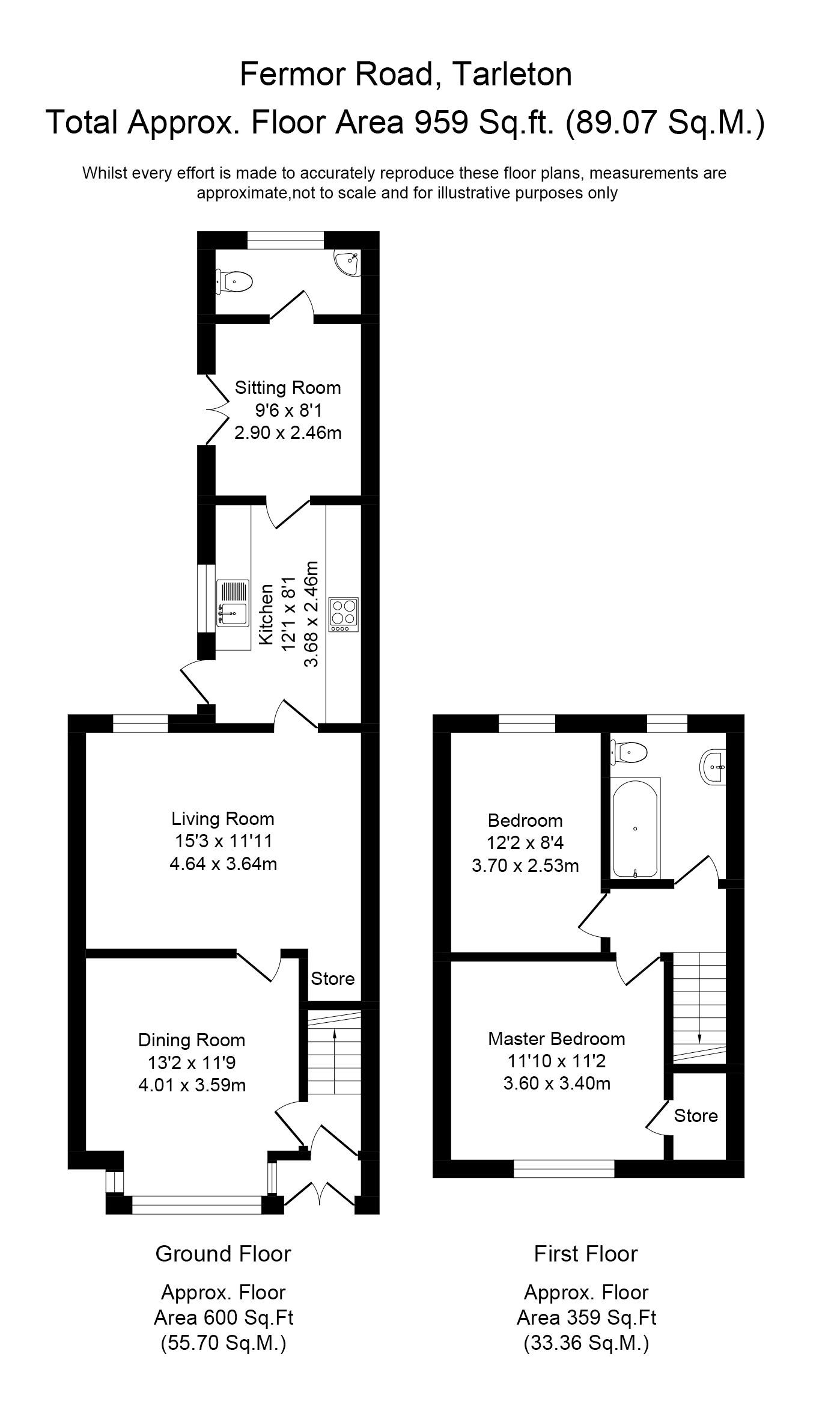 2 Bedrooms Semi-detached house for sale in Fermor Road, Tarleton, Preston PR4