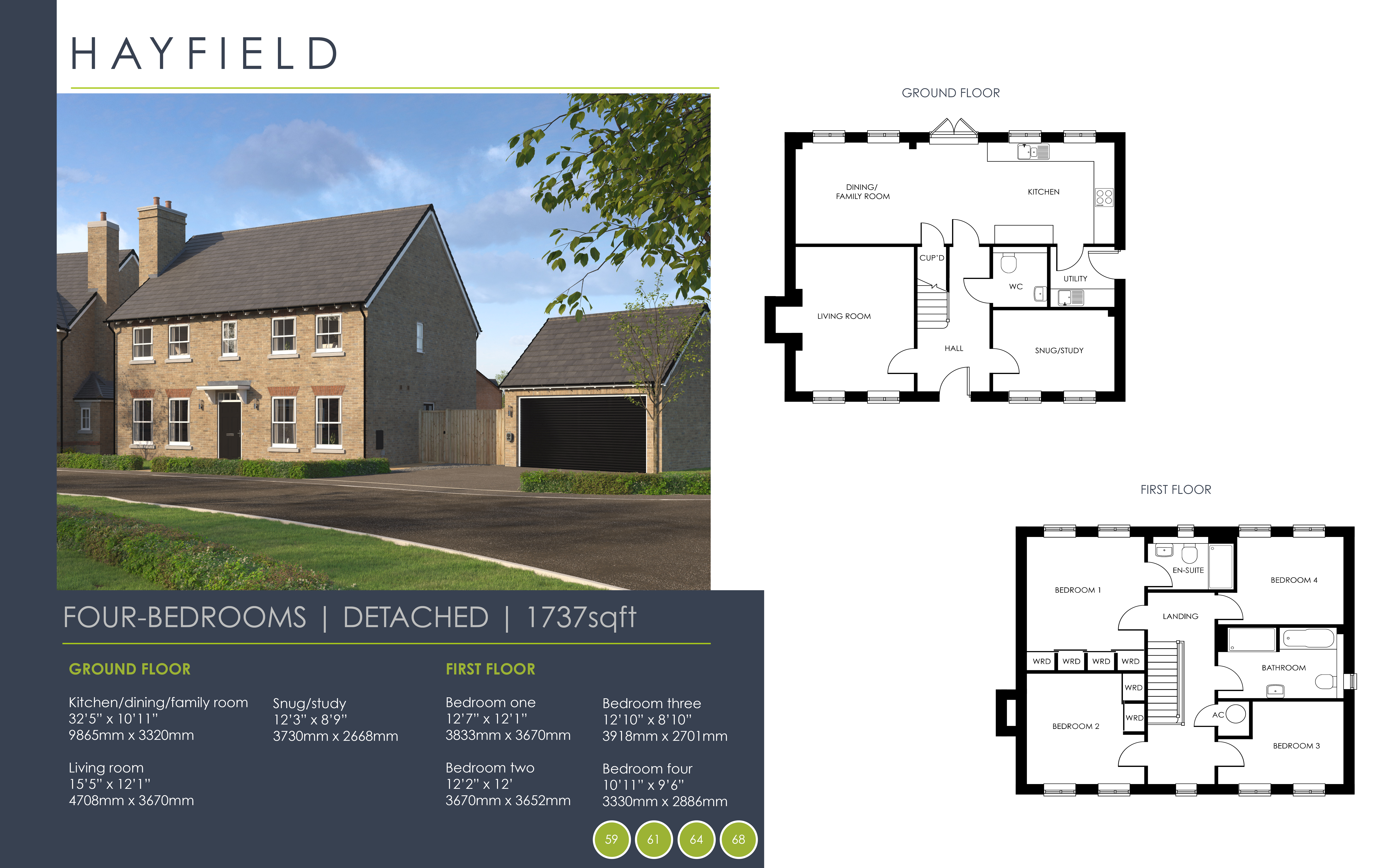 27, "The Hayfield", Spindle Gardens, Shrewsbury floorplan