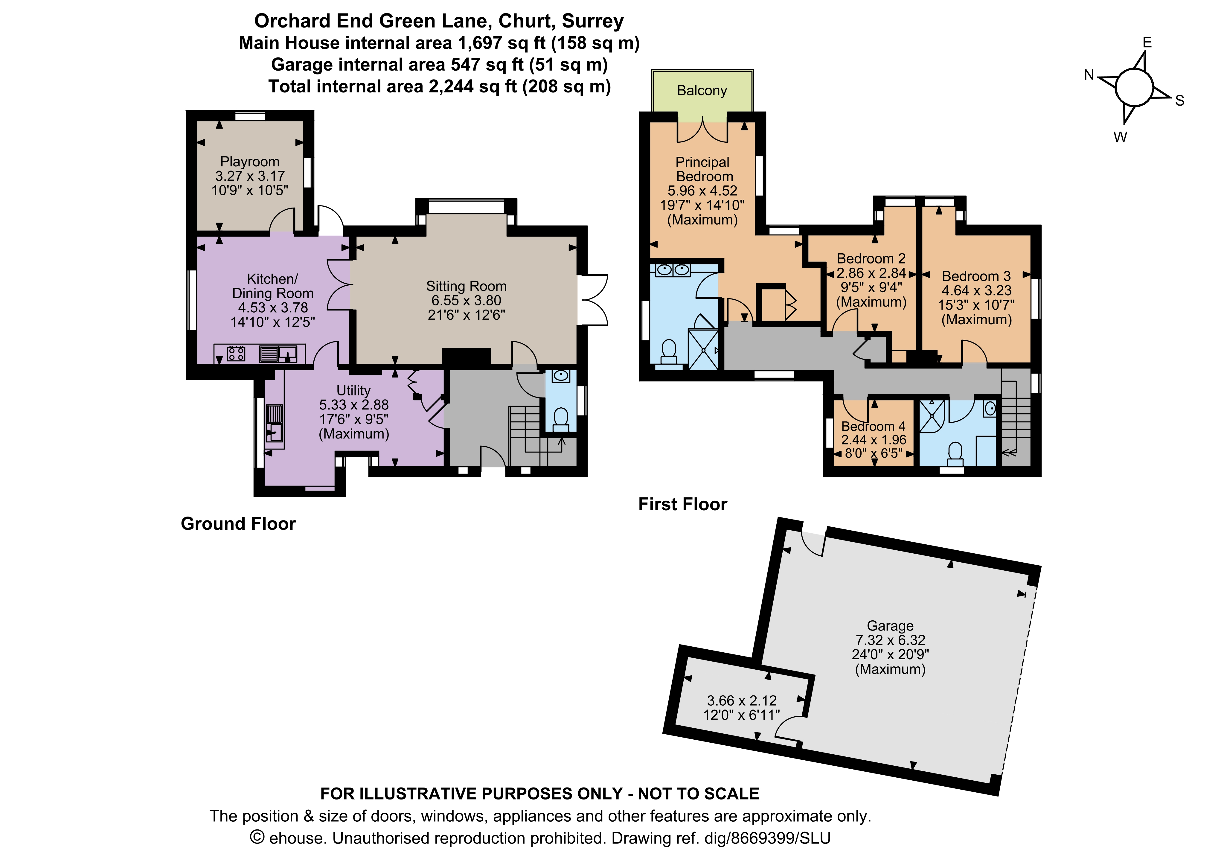 Green Lane, Churt, Farnham, Surrey floorplan