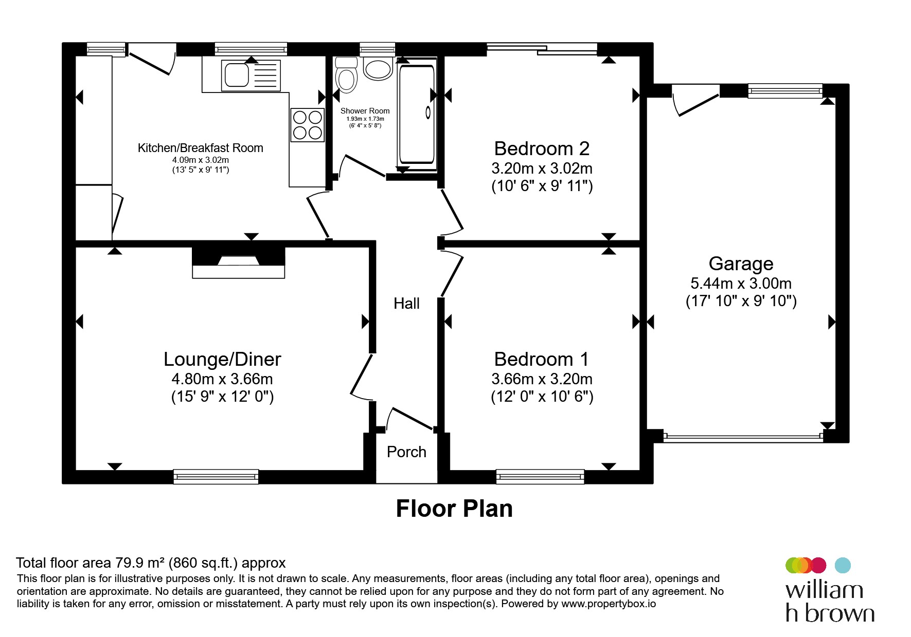 15, Woodward Close, KING'S LYNN floorplan