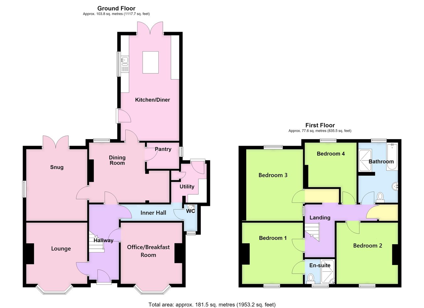 22, Tower Road, Boston floorplan