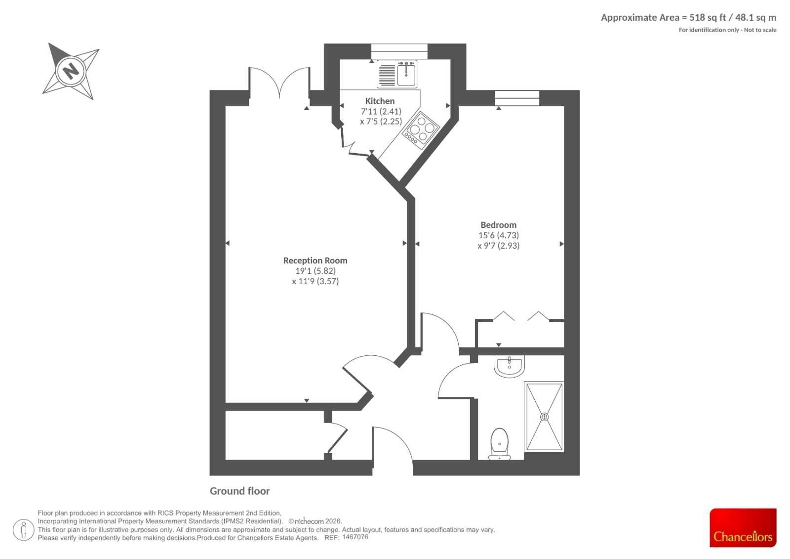 11, Otters Court, Witney floorplan