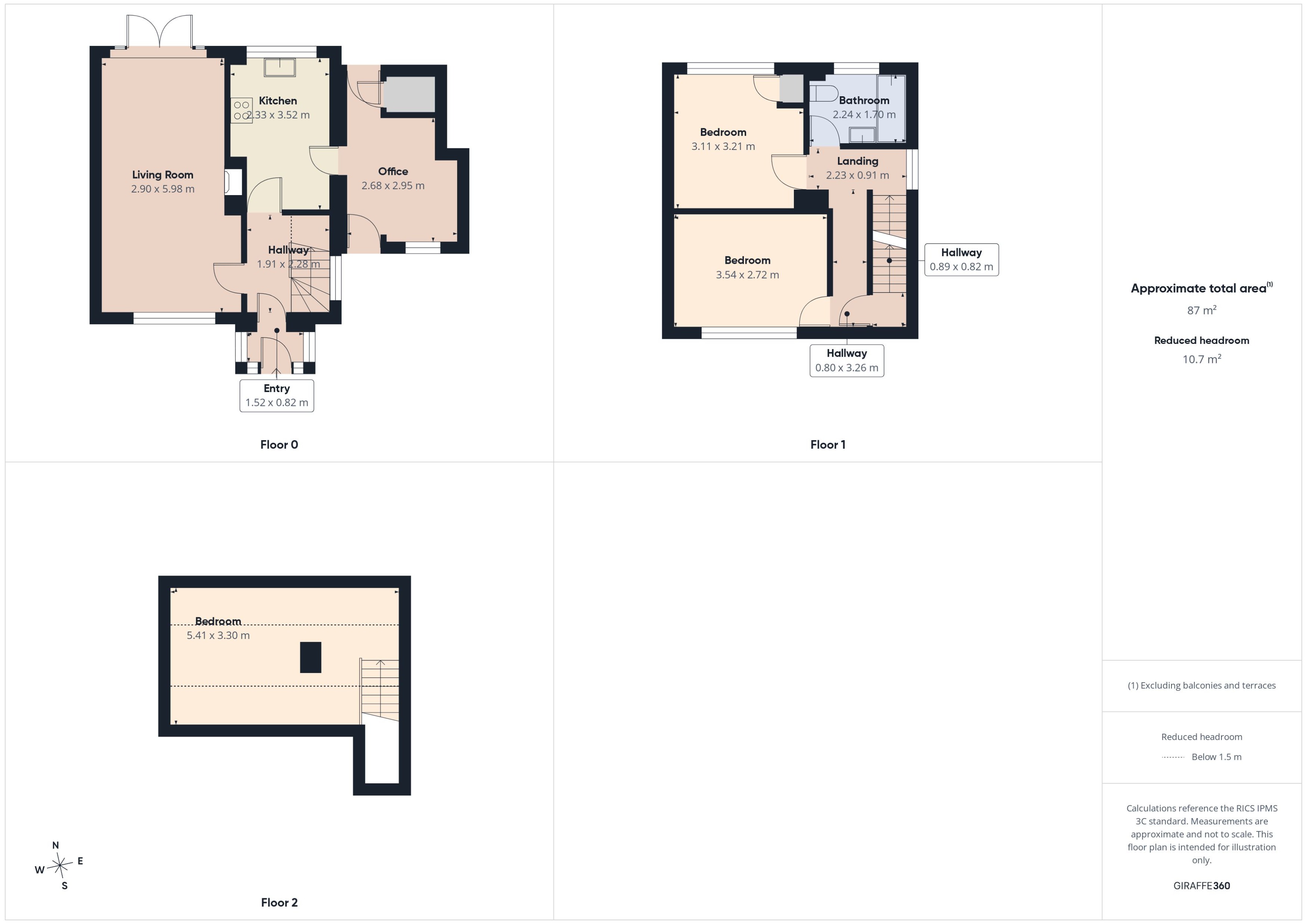 82, Elderberry Road, Cardiff floorplan