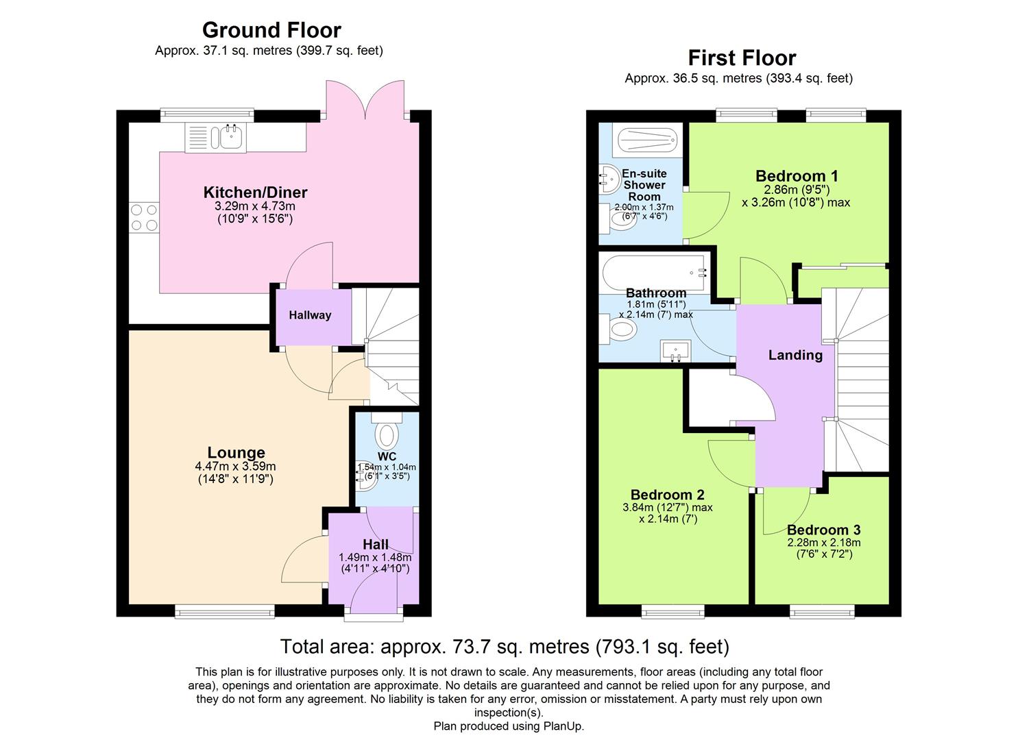 7, Blue Pool Vale, Southam floorplan