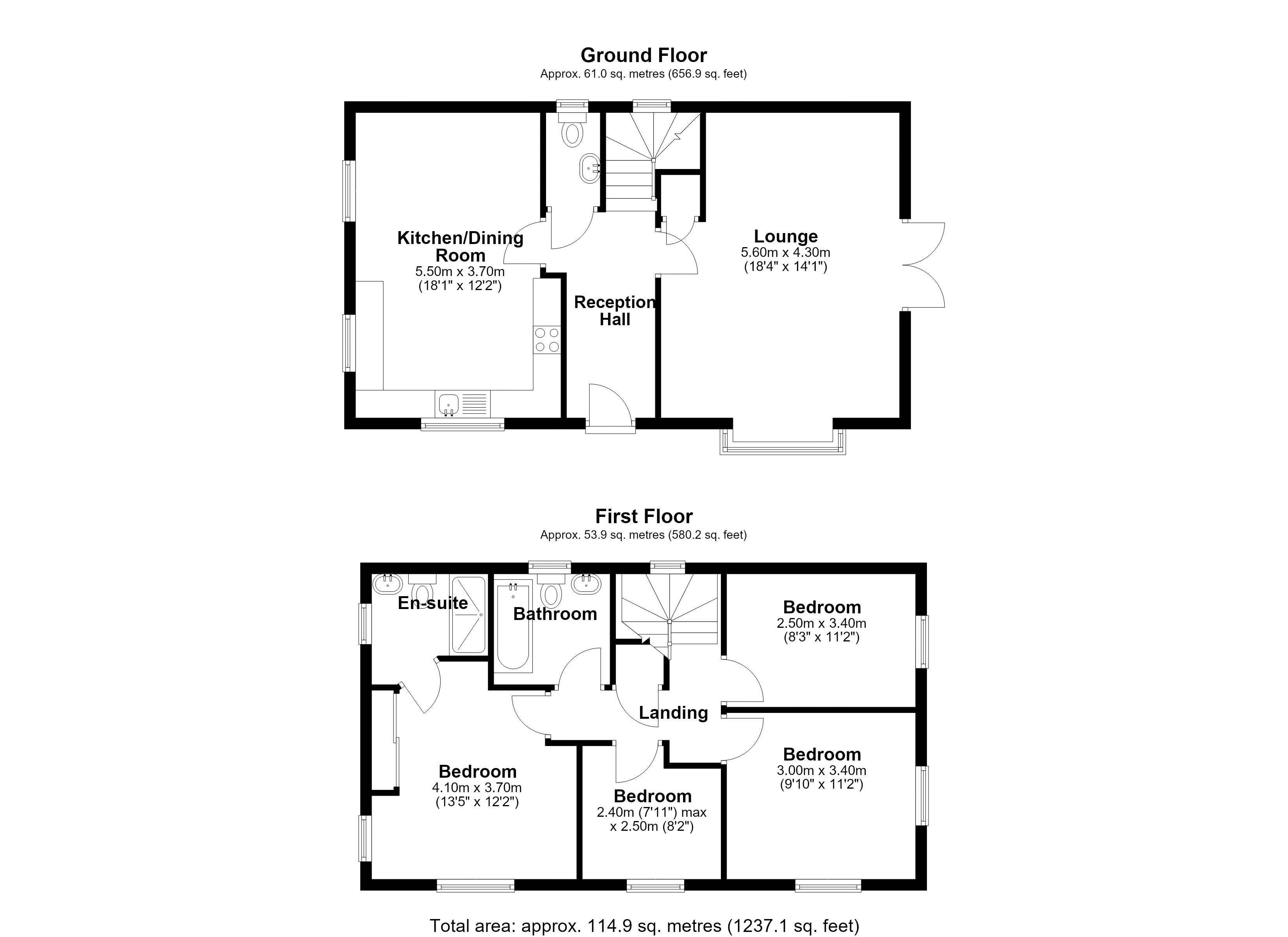 14, Bramble Lane, Shifnal floorplan