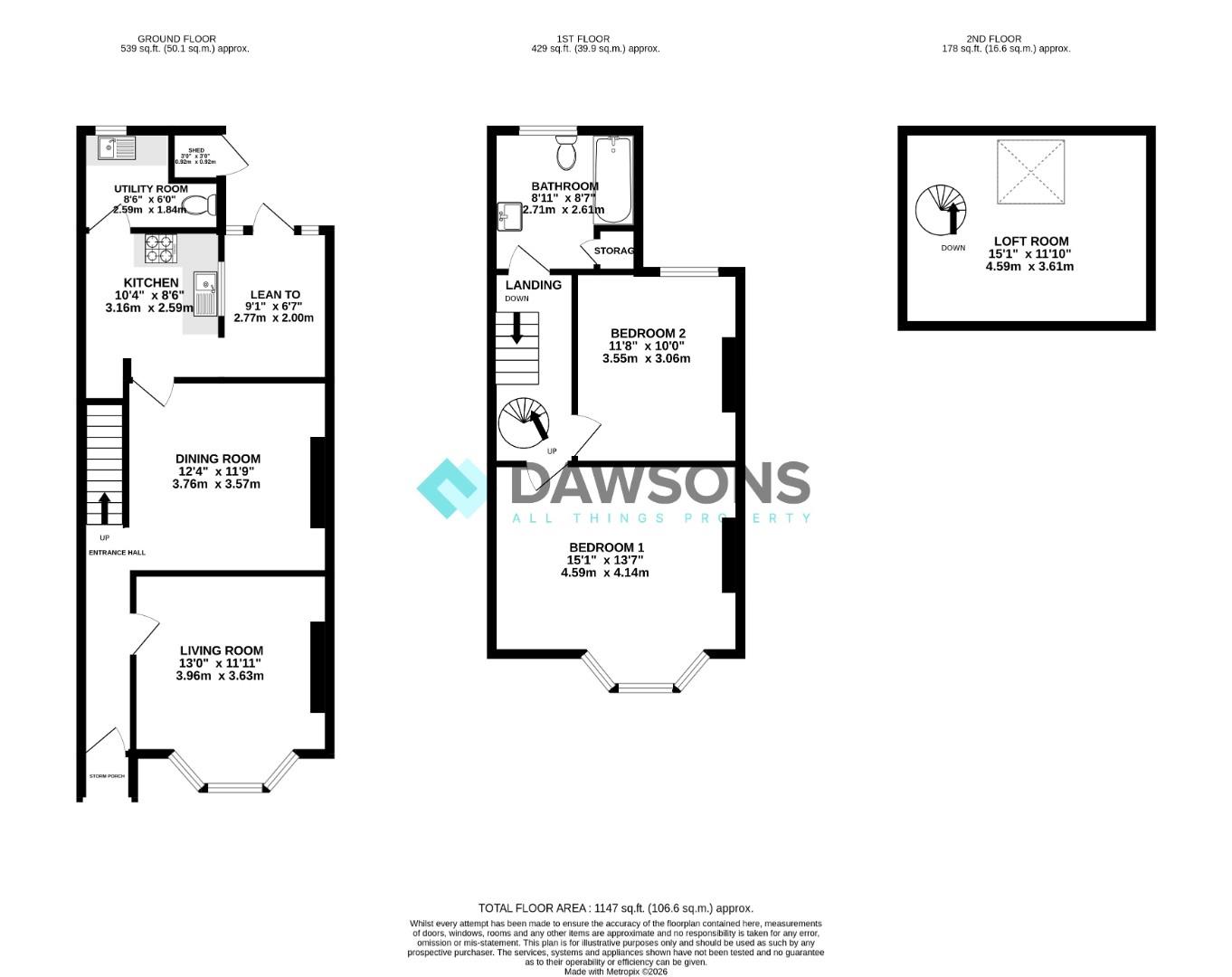 Woodville Road, Swansea floorplan