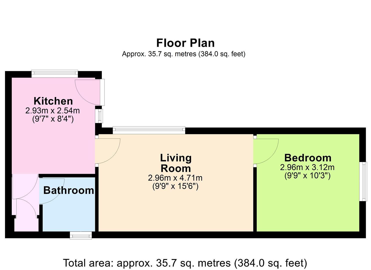 Flat 3, 1 Seaview Avenue, Peacehaven floorplan