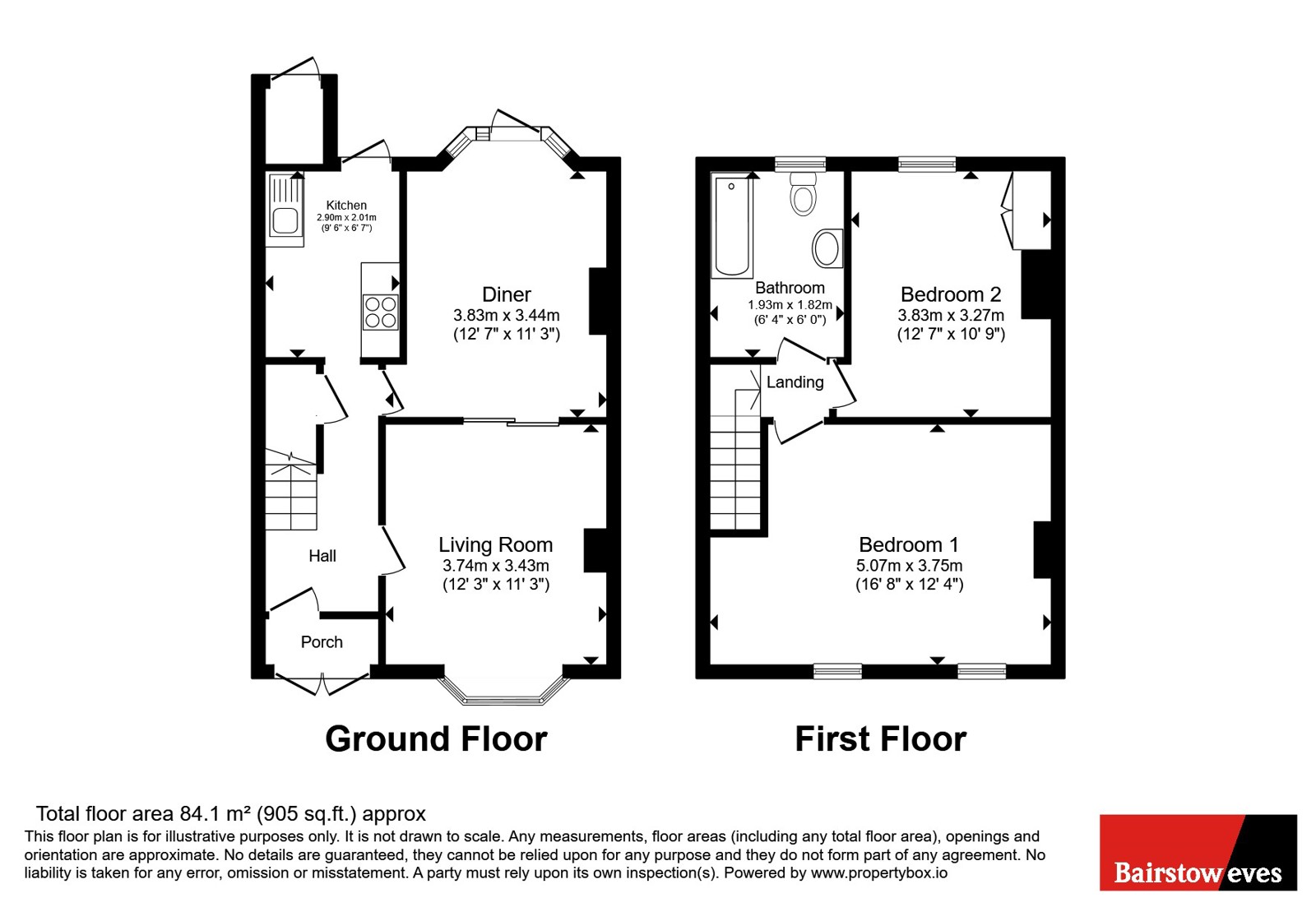 20, Henry Road, London floorplan