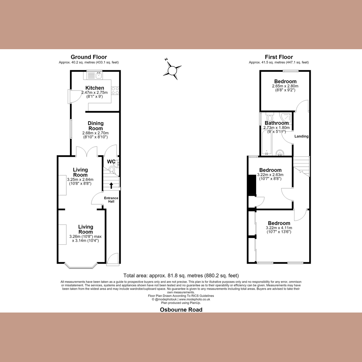 25, Osborne Road, Westcliff-on-sea floorplan