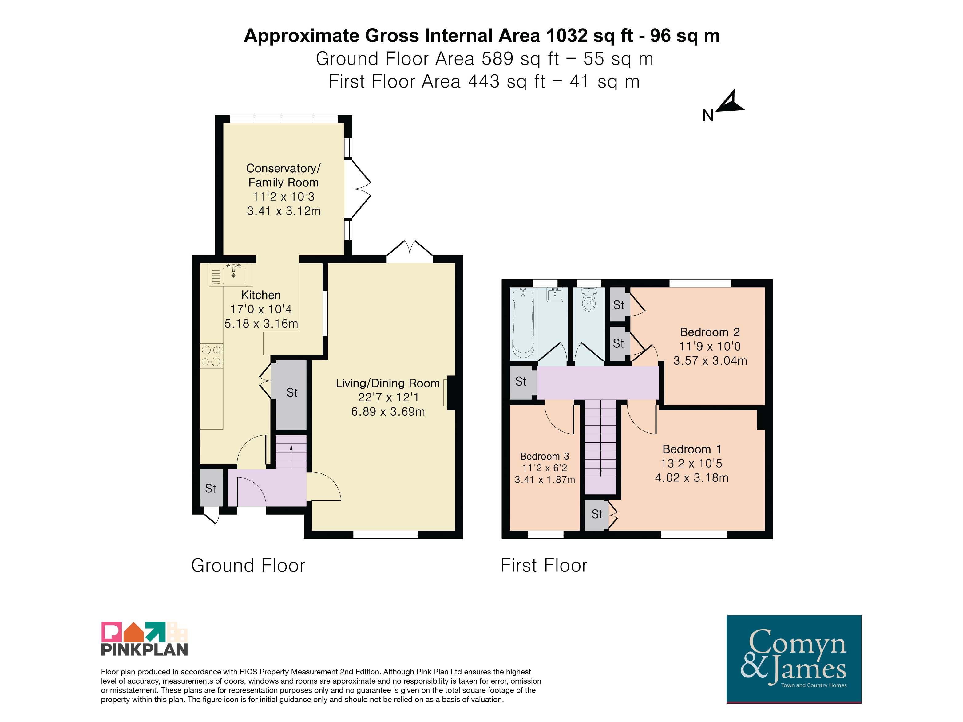 38, Stane Street Close, Pulborough floorplan