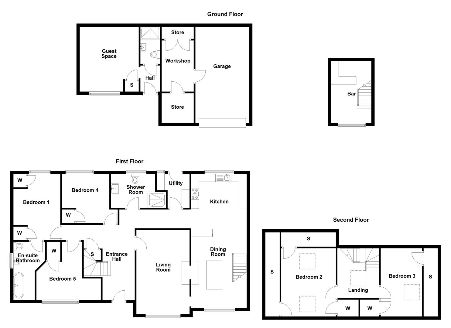 15, Meadowside, Knypersley floorplan