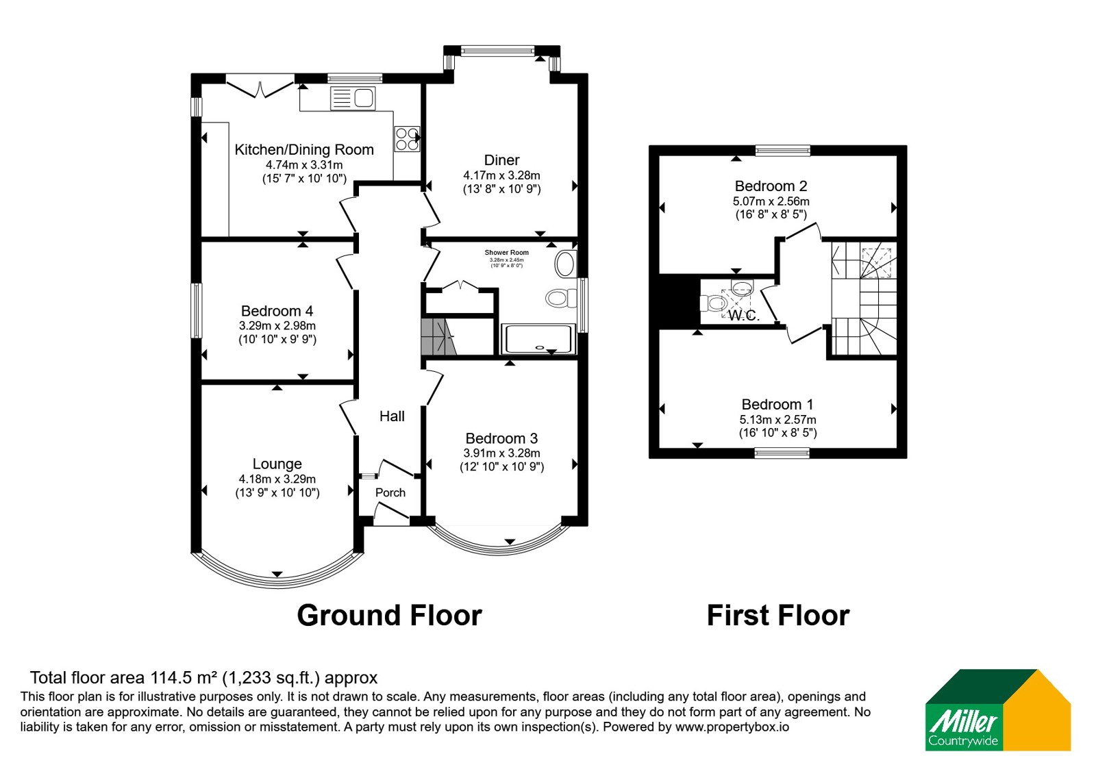 67, Marldon Road, Devon floorplan