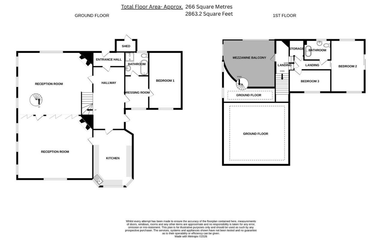 The Old School, Kirk Road, Wisbech floorplan