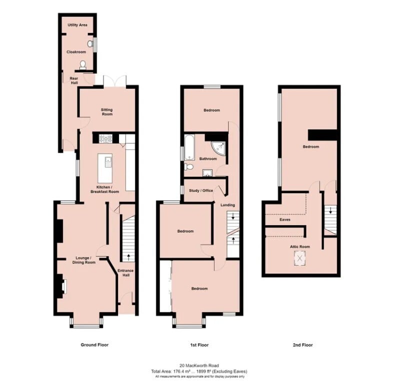 20, MACKWORTH ROAD, PORTHCAWL floorplan