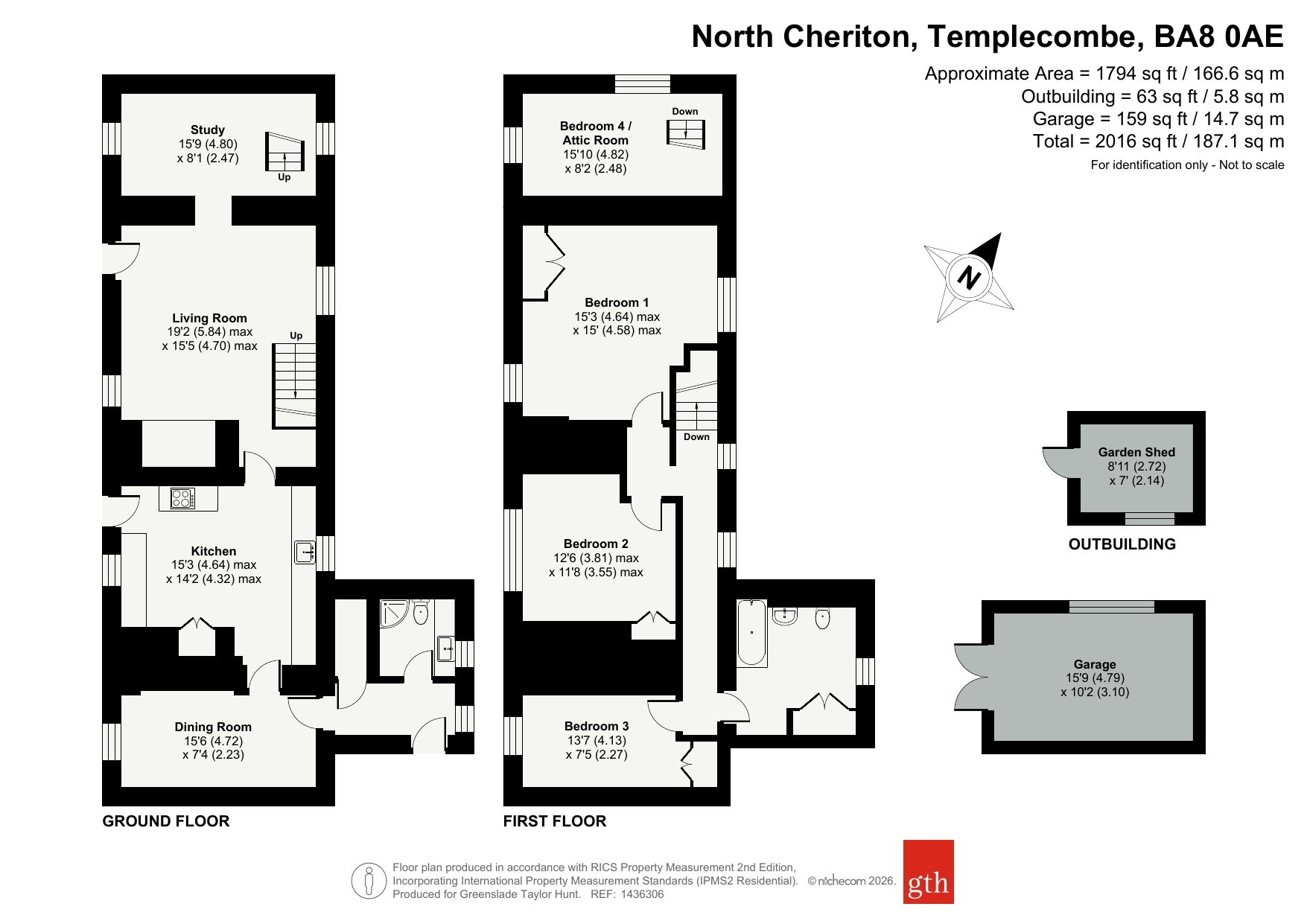 The Old Post Office,, North Cheriton, Somerset floorplan