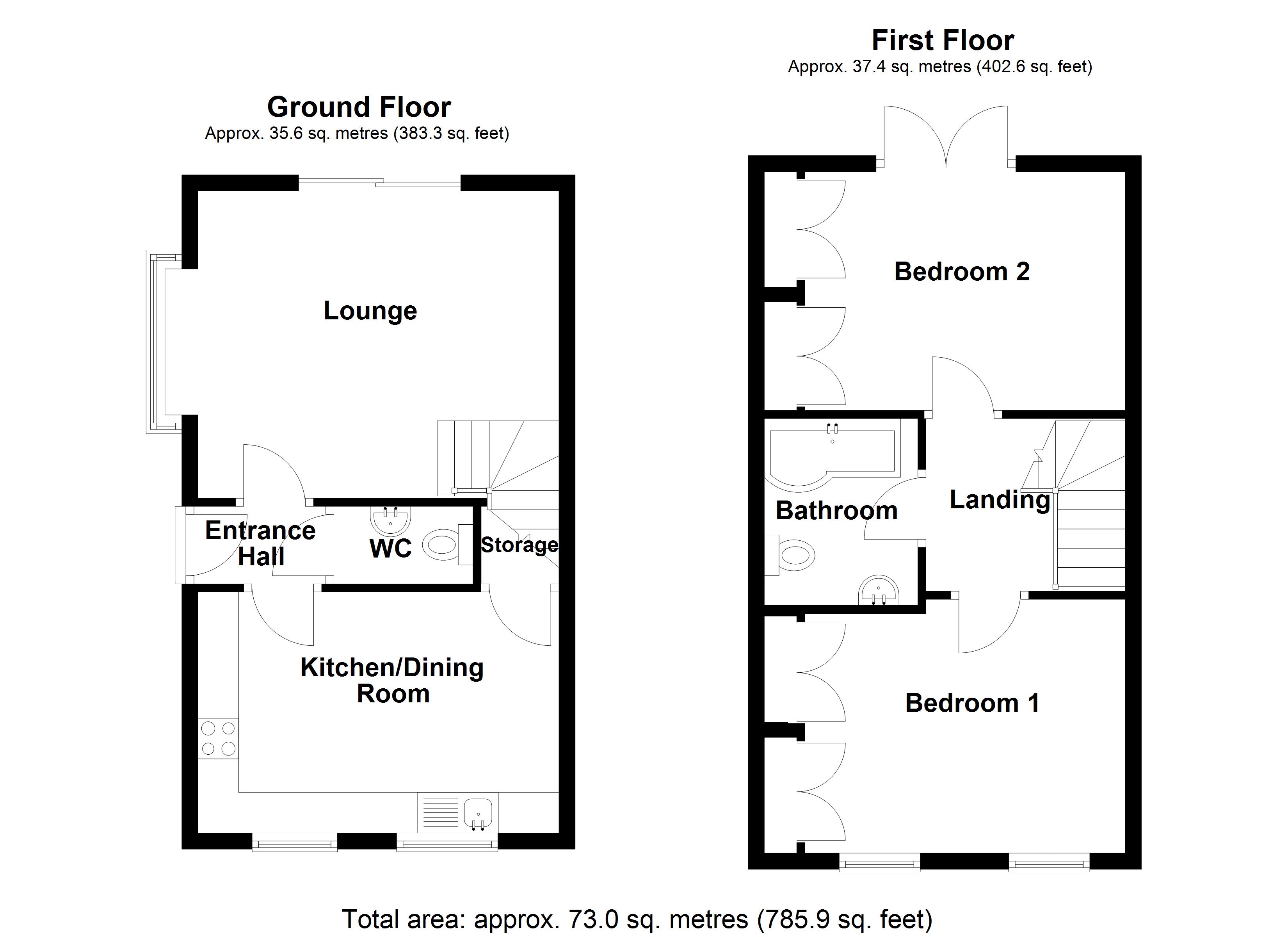 34, Dickinson Road, Sleaford floorplan